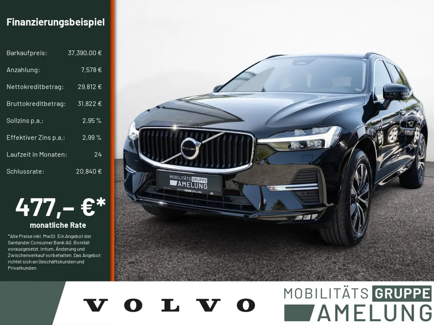 Volvo XC60 B4 Core KEYLESS PDC SHZ KAMERA NAVI LED Schwarz - 1