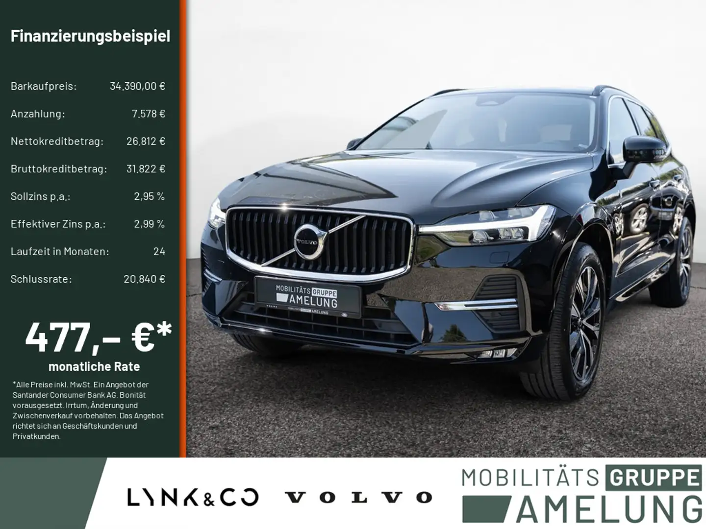 Volvo XC60 B4 Core KEYLESS PDC SHZ KAMERA NAVI LED Schwarz - 1