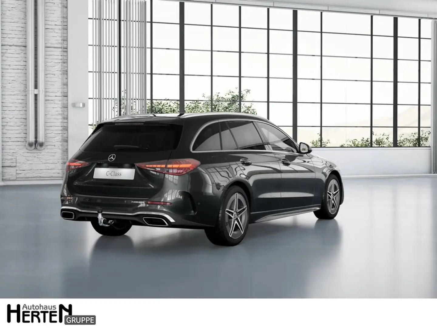 Mercedes-Benz C 220 T d AMG-LINE+AHK+AMBIENTE PLUS+360°+LED Grau - 2