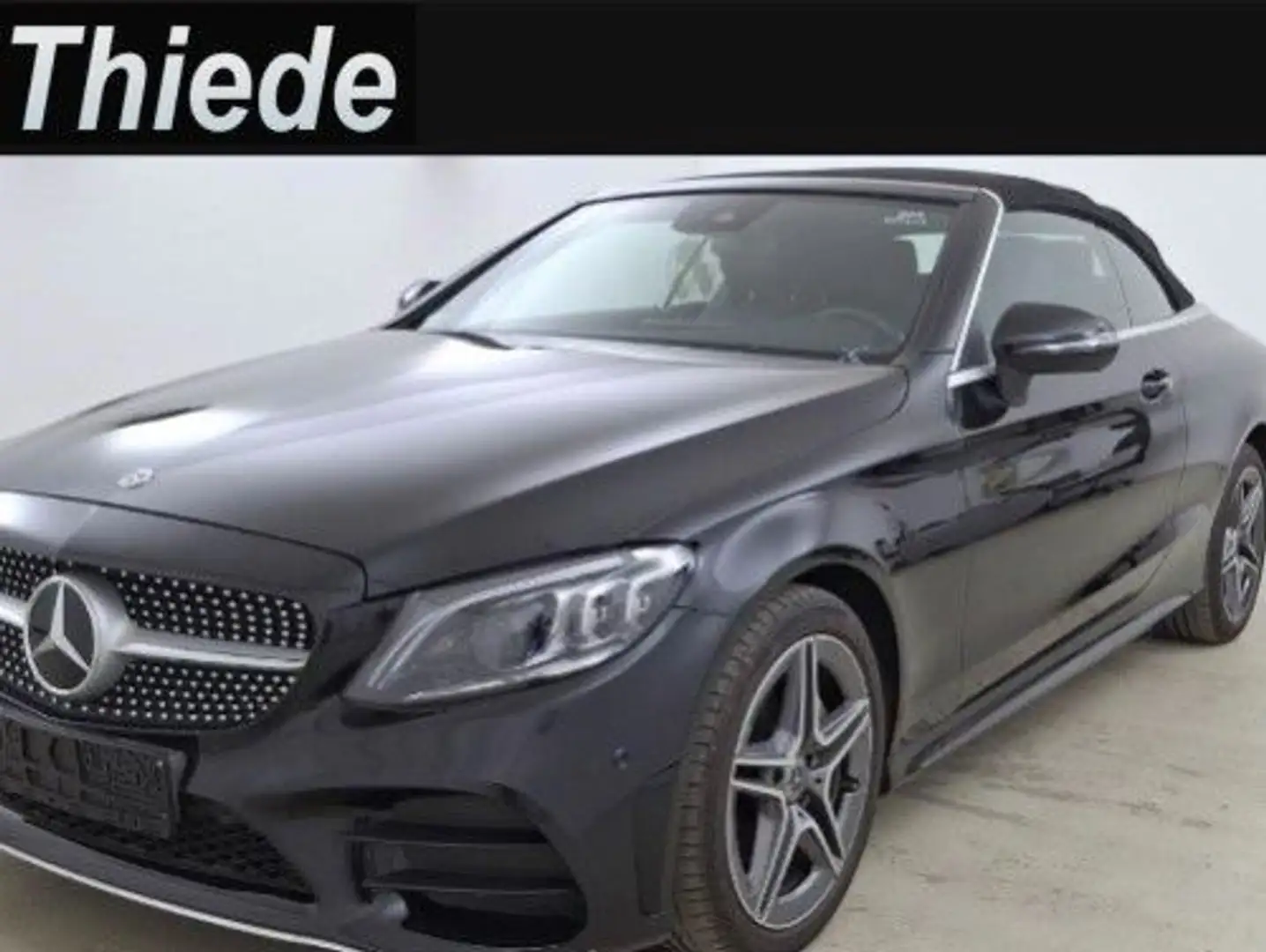 Mercedes-Benz C 180 CABRIO AMG LINE 9G NAVI/LED/SPORT/SHZ/PDC Schwarz - 1