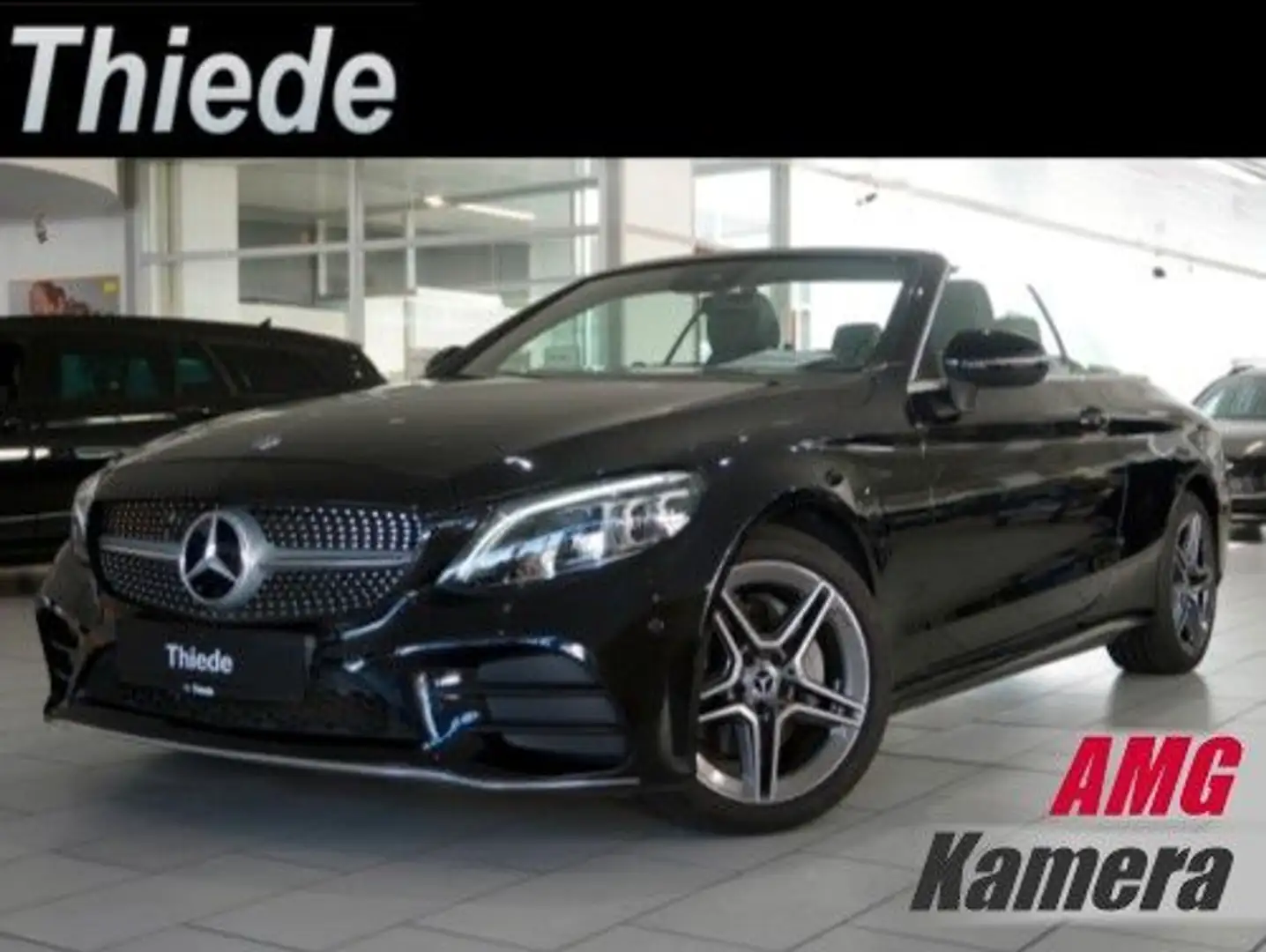 Mercedes-Benz C 180 CABRIO AMG LINE 9G NAVI/M-BEAM/KAMERA/DAB+ Schwarz - 1