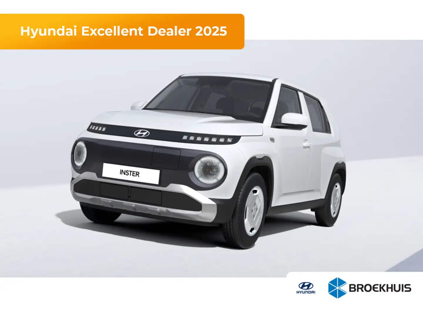 Hyundai Inster E-Motion Vanaf € 293,- p/m Private Lease | € 3500, Wit - 1