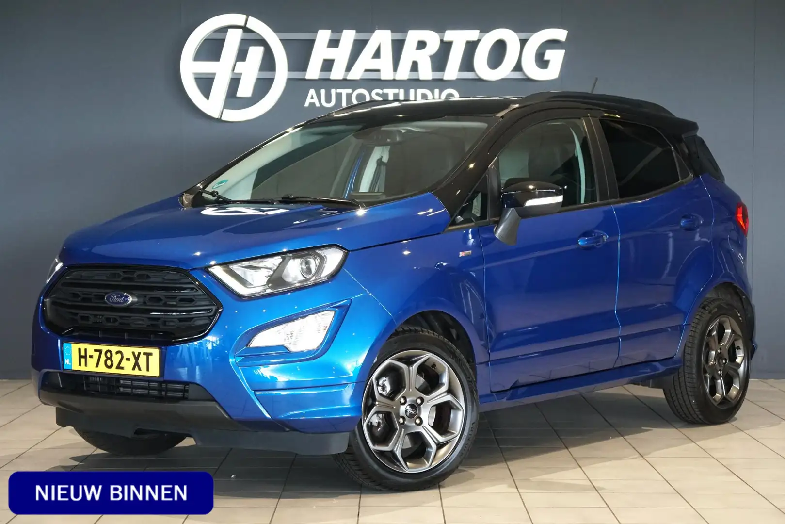 Ford EcoSport 1.0 EcoBoost ST-Line Black + APPLE CARPLAY / KEYLE Blauw - 1