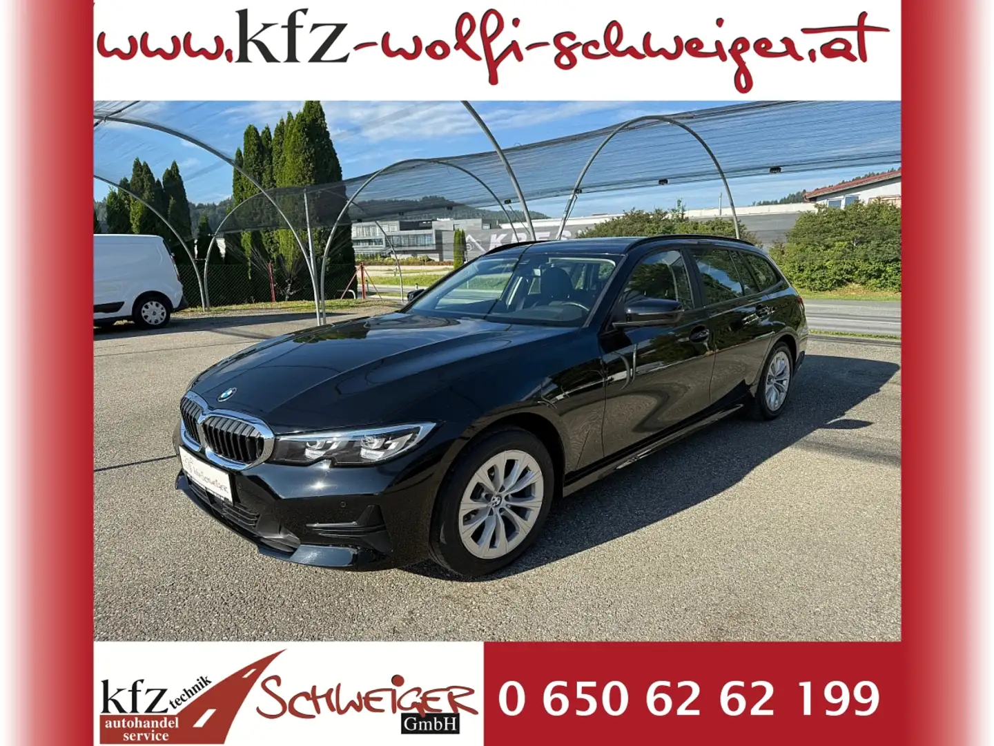 BMW 318 d 48 V Touring Aut. Schwarz - 1