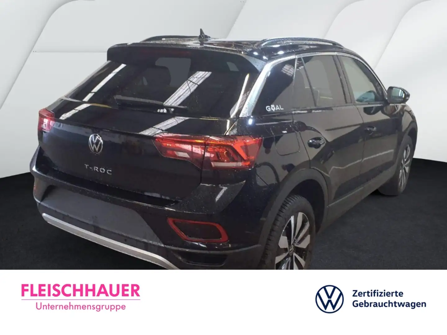 Volkswagen T-Roc Goal 2.0 Life DSG AHK Navi Digitales Cockpit LED A Schwarz - 2