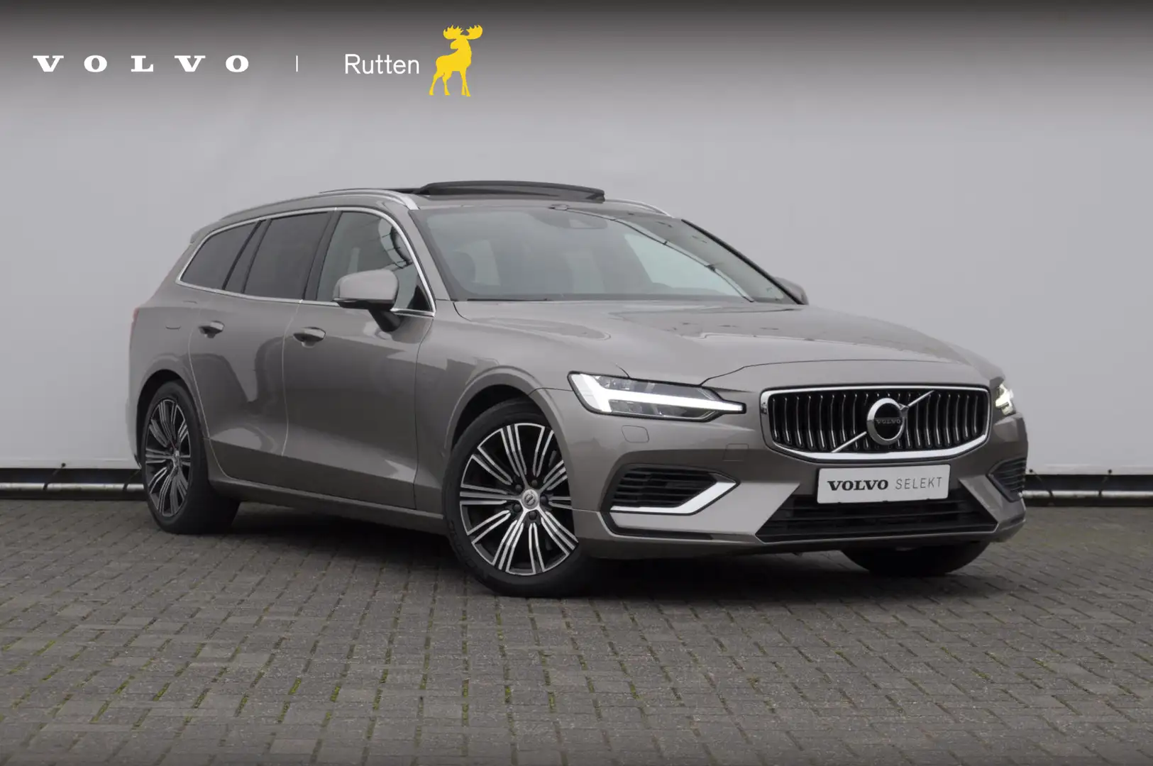 Volvo V60 T6 340PK Automaat Recharge AWD Inscription / Panor Grijs - 1
