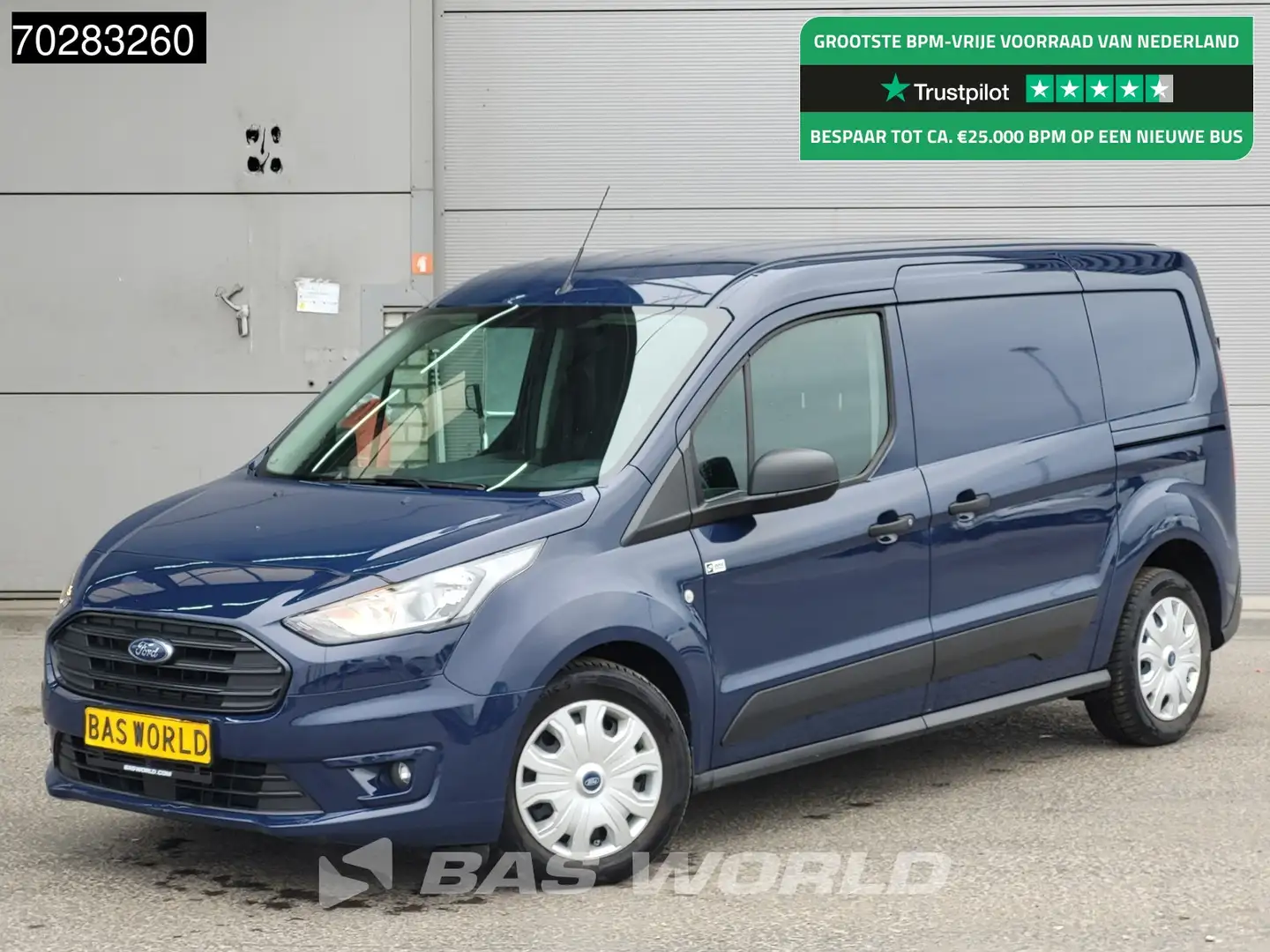 Ford Transit Connect 120pk Automaat Dubbele Schuifdeur L2H1 Trekhaak Ai Bleu - 1