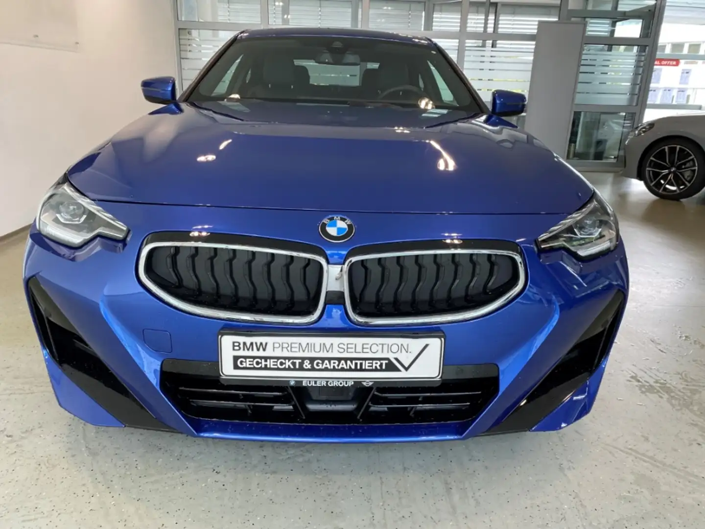BMW 218 i Coupe M Sport 18'' H/K LenkHzg ParkAss Sonnensch Blau - 2
