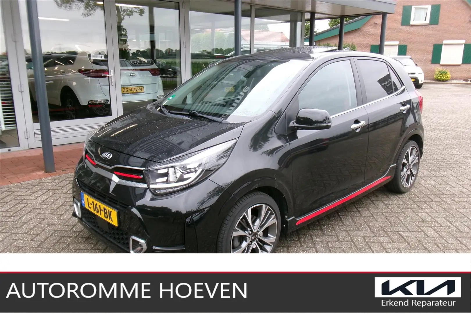 Kia Picanto 1.0 Turbo 100pk 5-zits GT-Line Luxe Org. Ned. Negro - 1