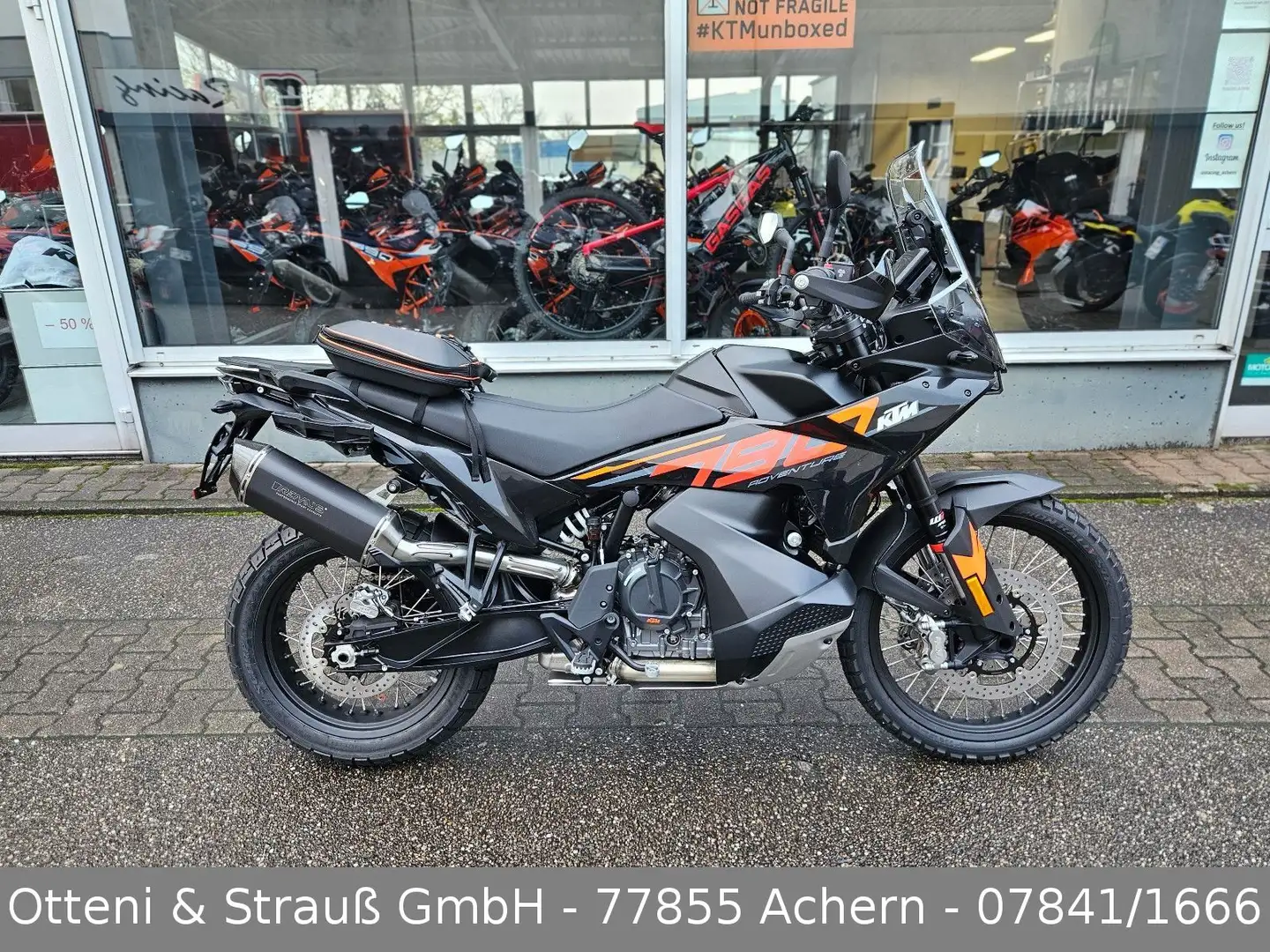 KTM 790 Adventure Vollausstattung *Travel Edition* Чорний - 2