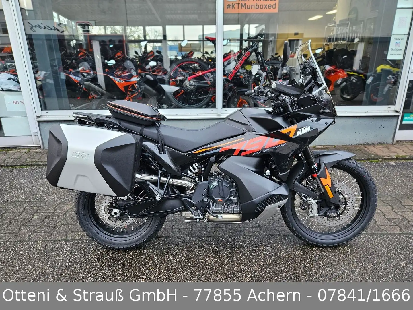 KTM 790 Adventure Vollausstattung *Travel Edition* Чорний - 1