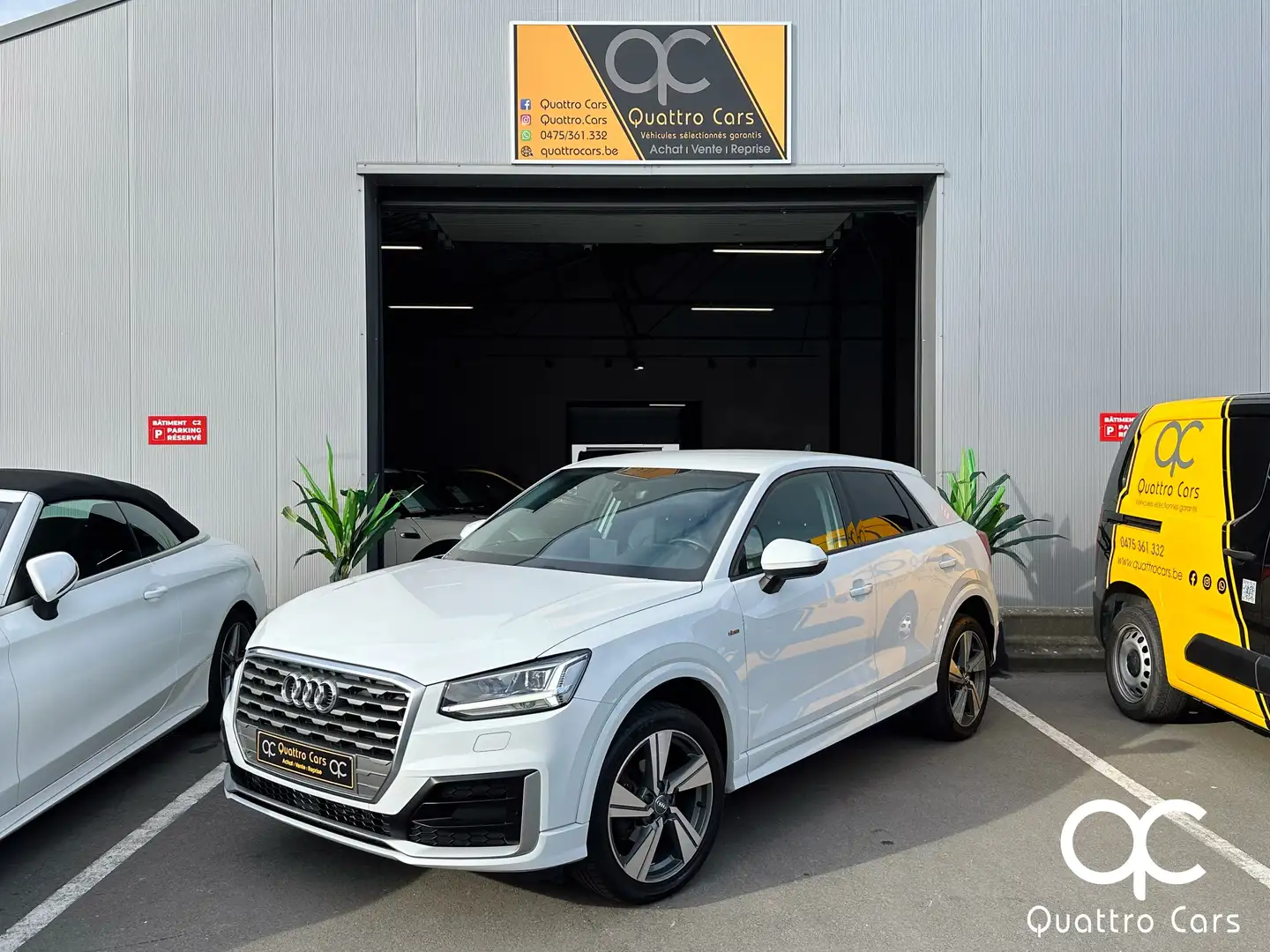 Audi Q2 1.0i S-LINE SUPER LOOK CUIR FEUX LED GPS GARANTIE Білий - 2