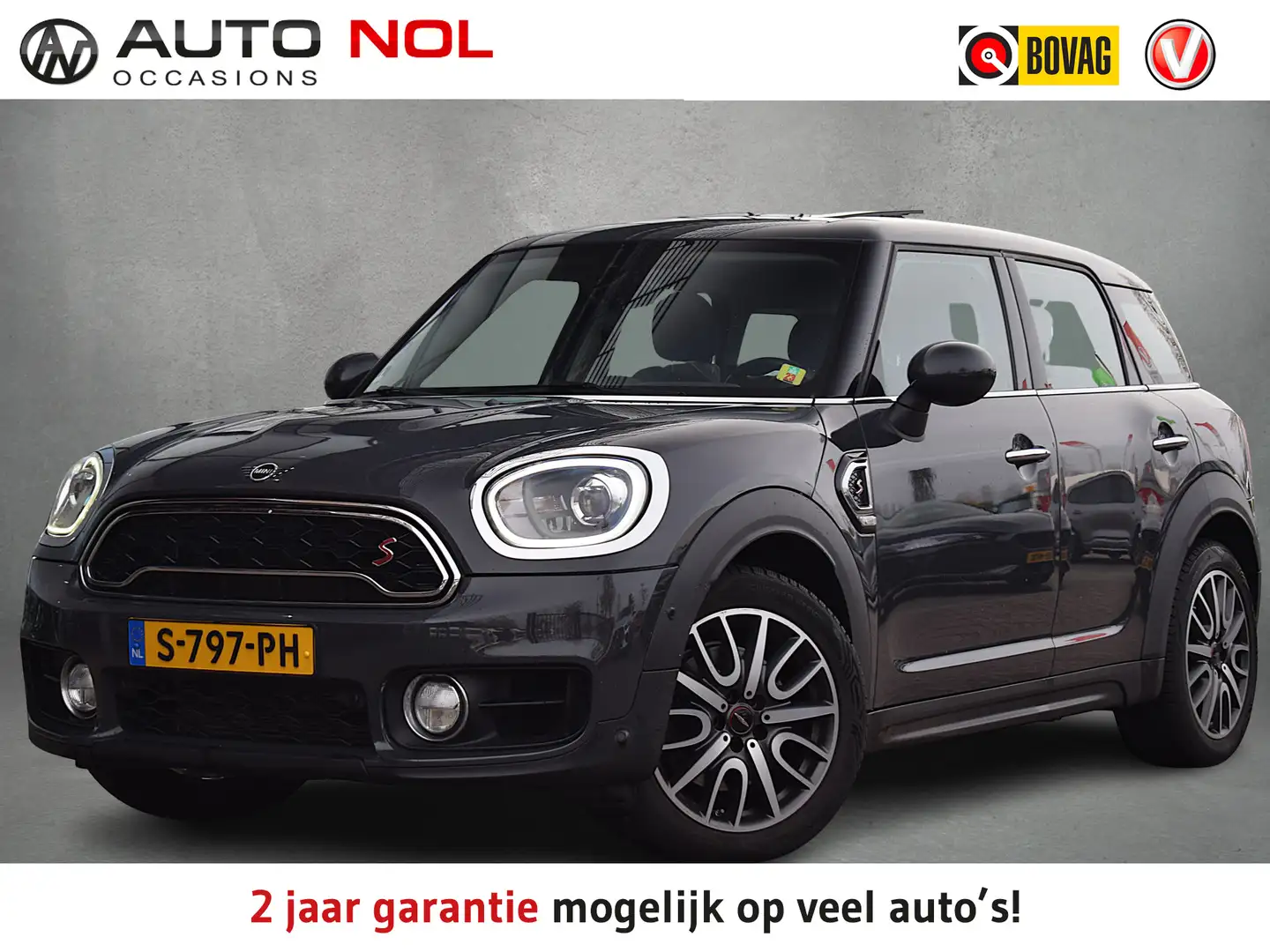 MINI Cooper S Countryman Mini 2.0 | Pano | HUD | Half Leer | CarPlay | Stoe Gris - 1