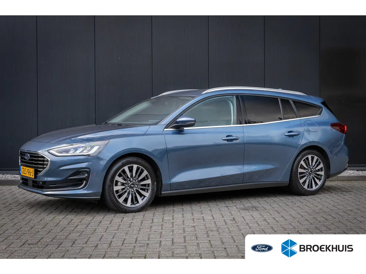 Ford Focus Wagon 1.0 E.B 125PK Hybrid Titanium X | Camera | B Blau - 1