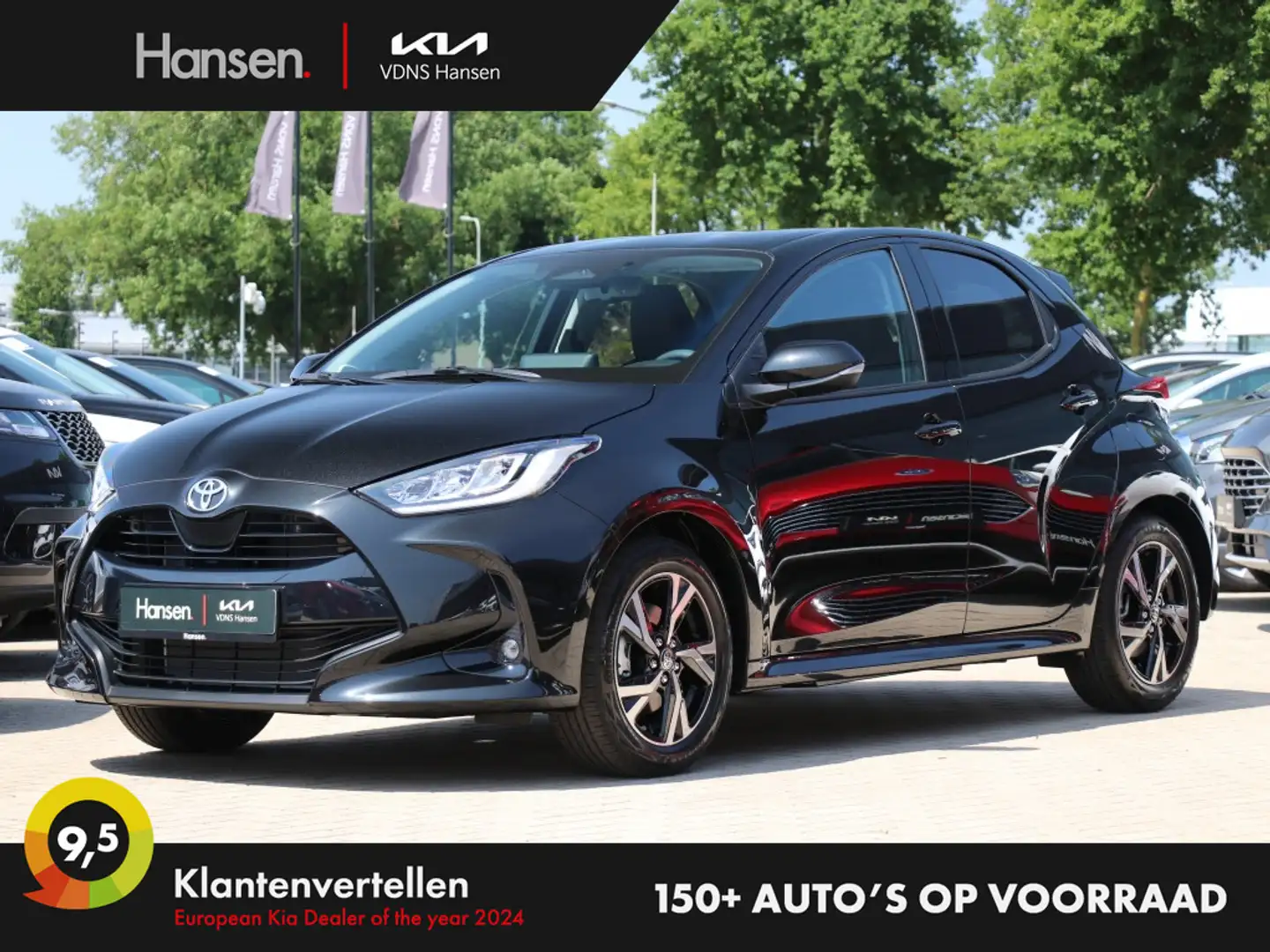 Toyota Yaris 1.5 Hybrid 115 Dynamic I Apple/Android Navi I ACC Zwart - 1