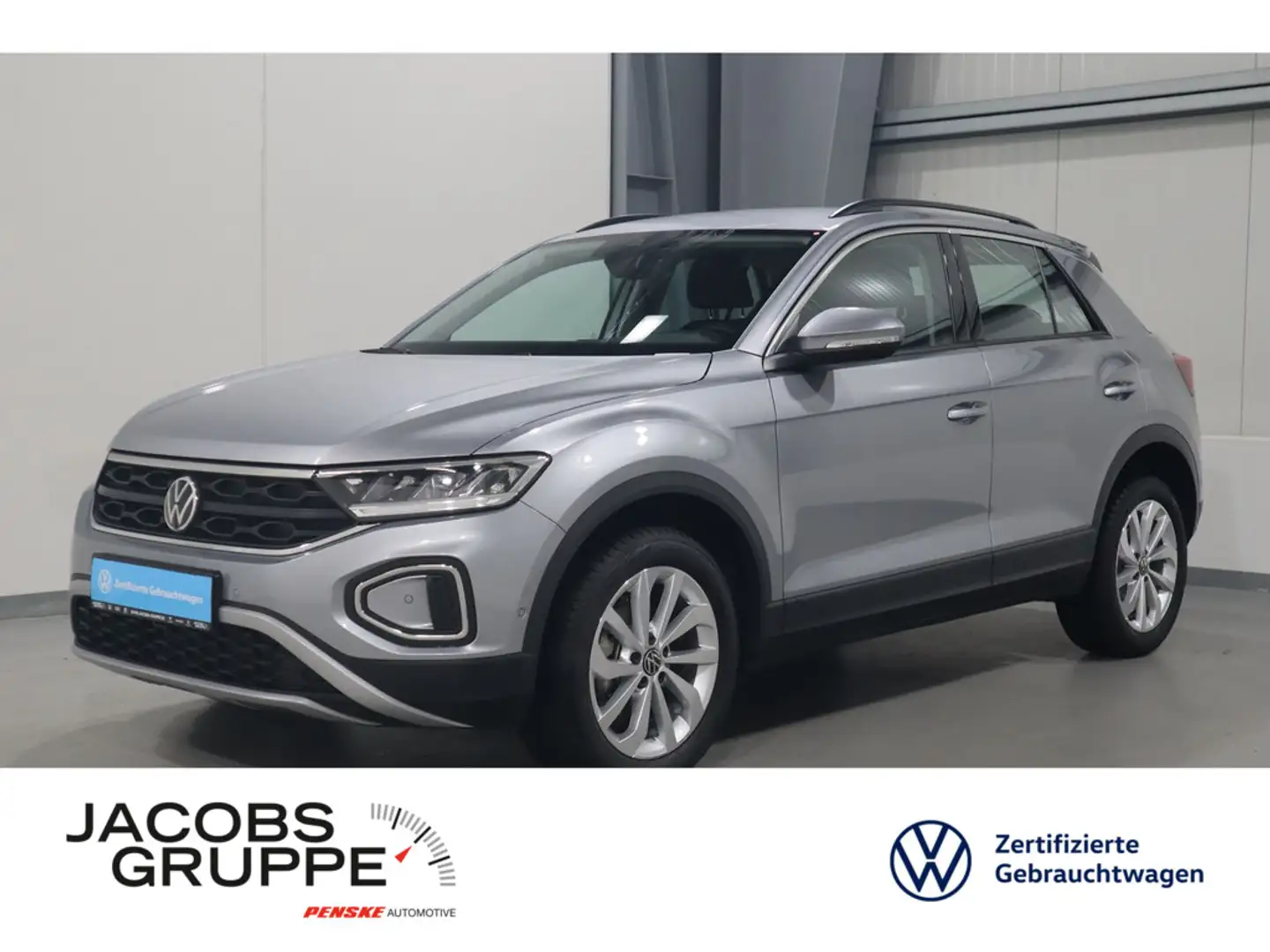 Volkswagen T-Roc 1.0 TSI Navi*AHK*CAM*SHZ Life Silber - 1