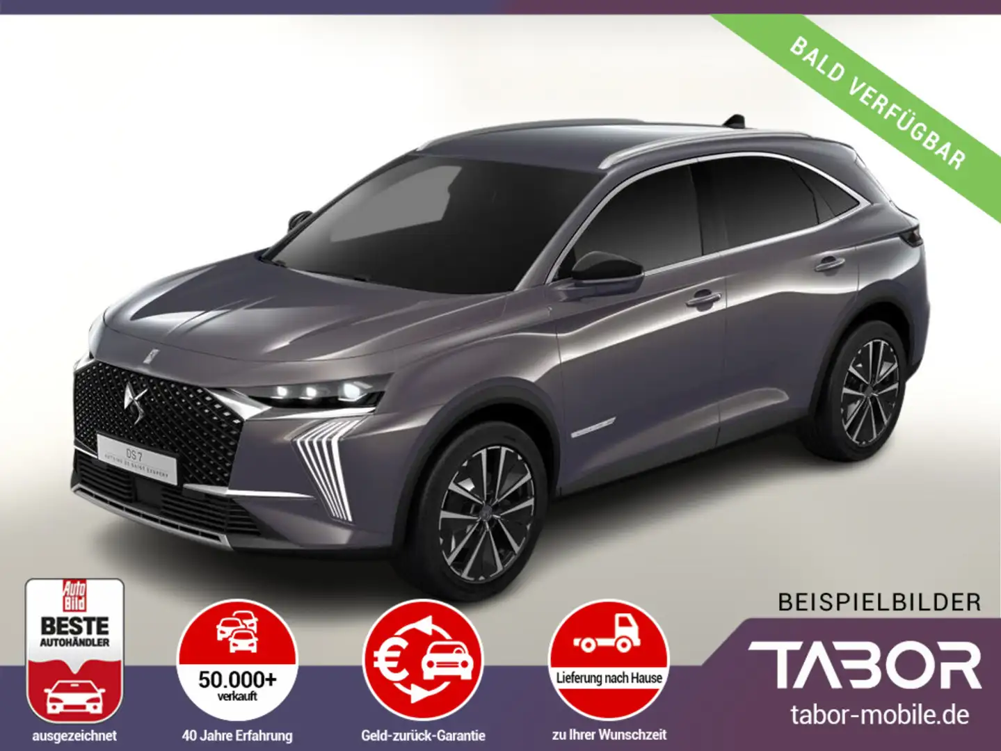 DS Automobiles DS 7 Crossback DS 130 EAT8 AdS Exupéry NightV ACC eHK MassageS Gris - 1