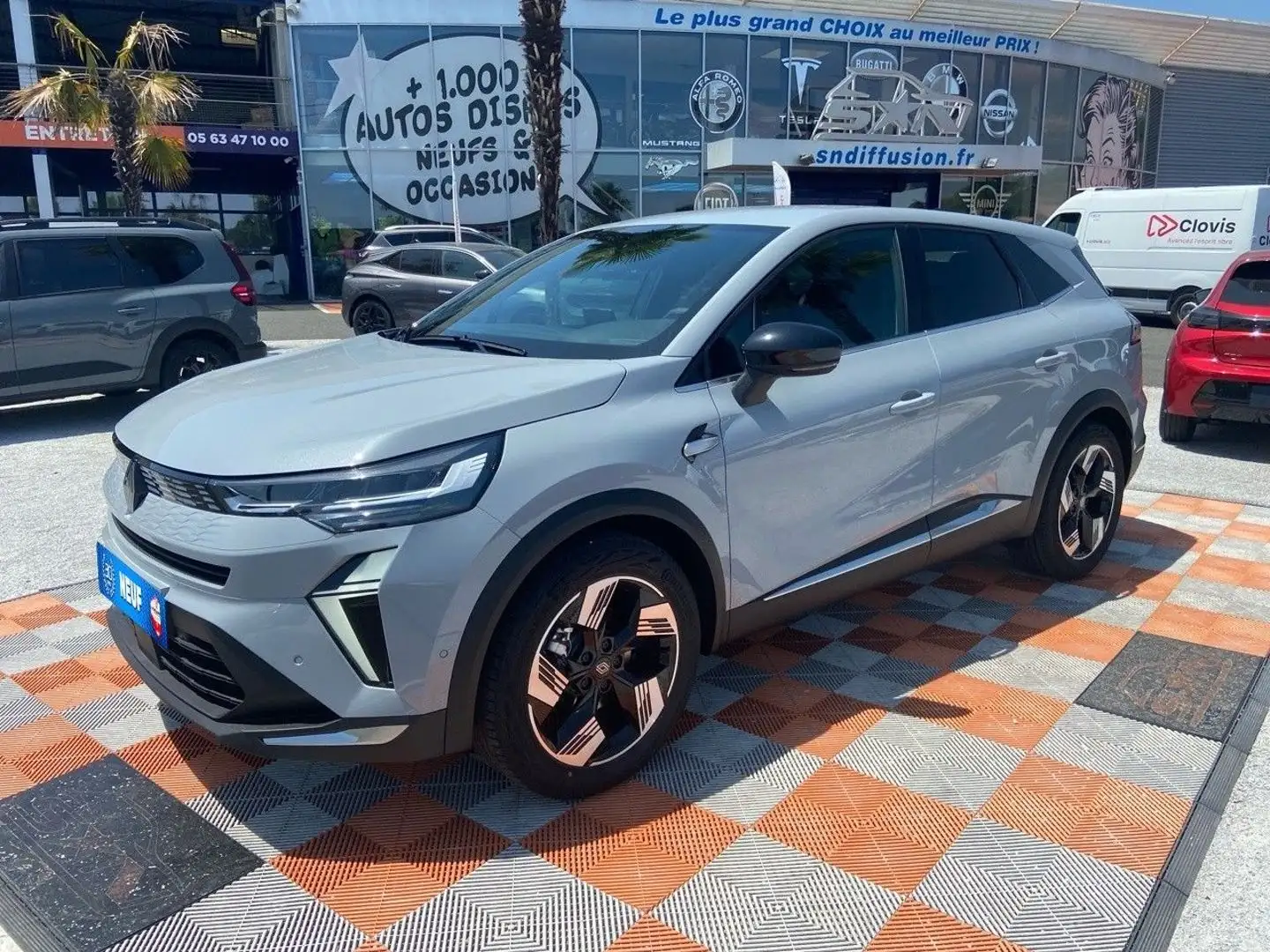 Renault Symbioz E-Tech full hybrid 145 TECHNO GPS Caméra Hayon JA  Gris - 1