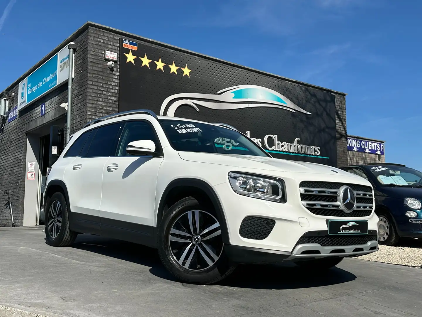 Mercedes-Benz GLB 180 ! 7 Places ! - Attelage - Navi - Cuir - Eu6d Blanc - 2