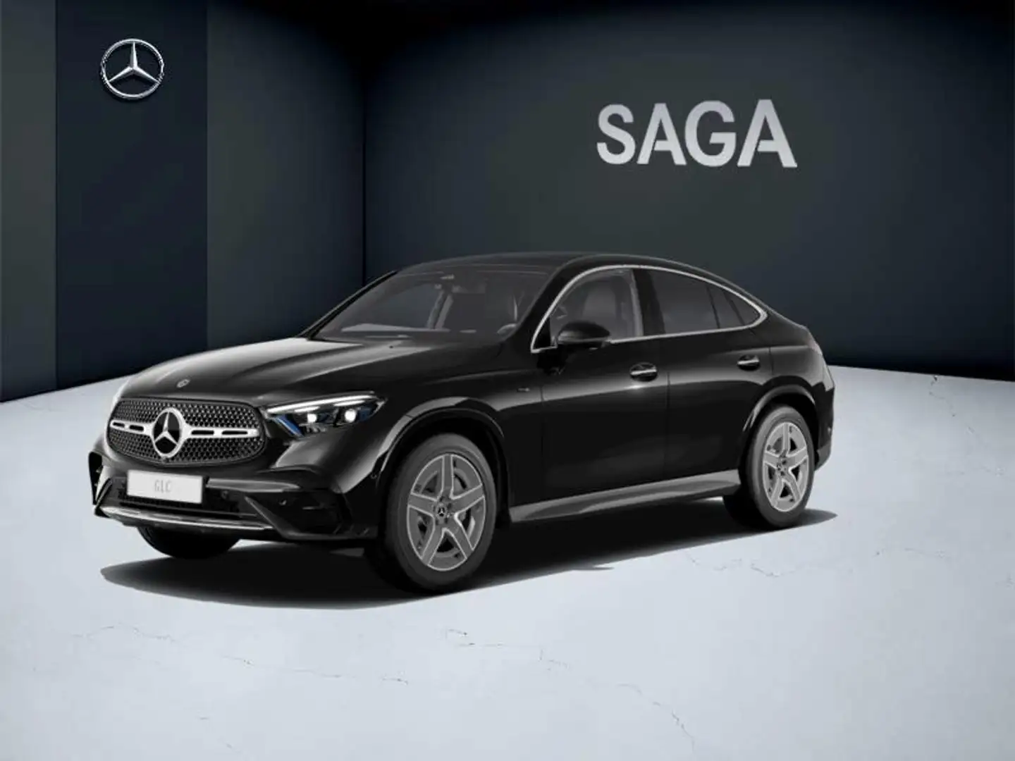 Mercedes-Benz GLC 300 300 de 4 matic amg line Zwart - 1