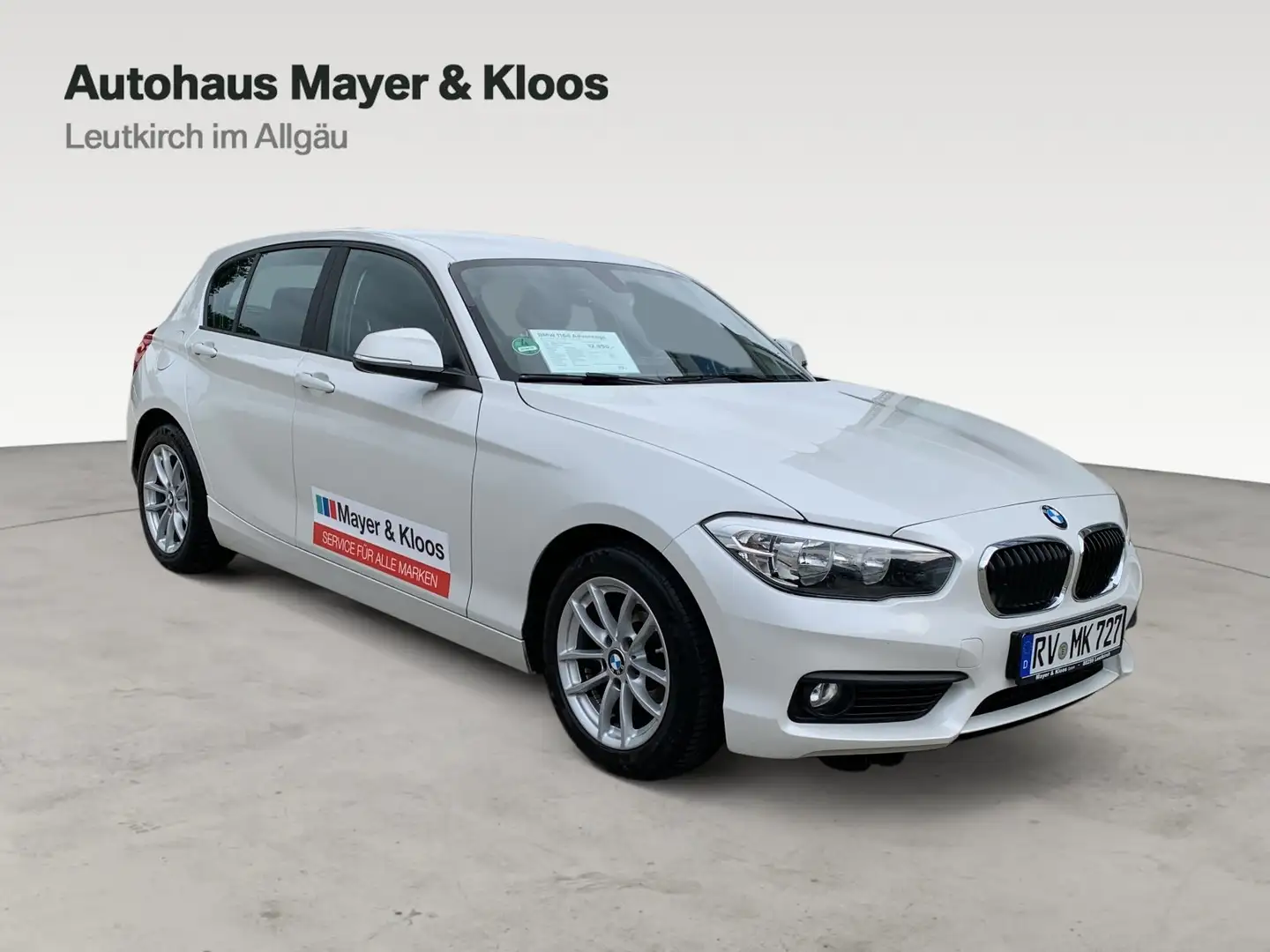 BMW 116 d Efficient Dynamics Advantage Navi Bus. USB Weiß - 1