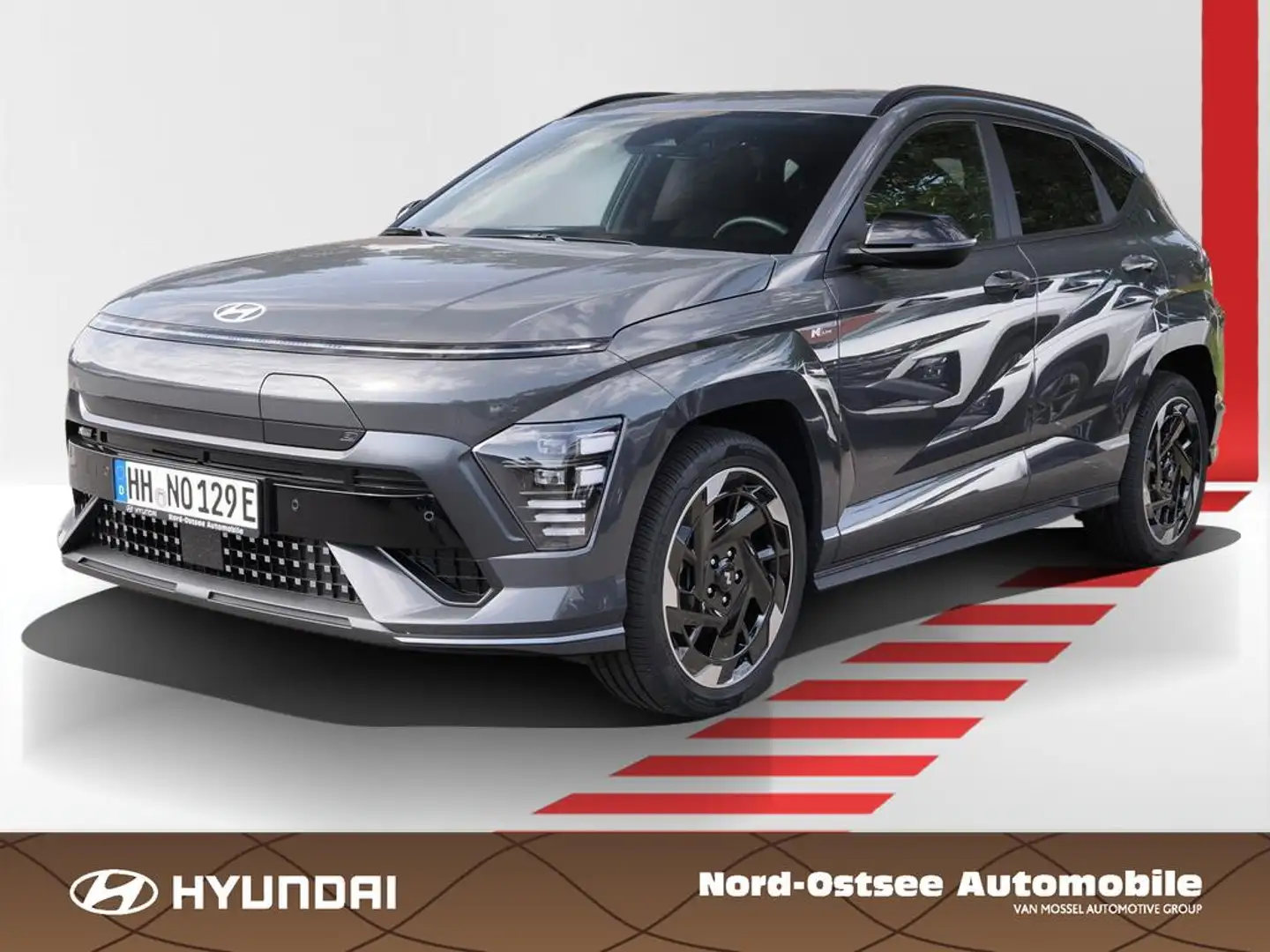 Hyundai KONA SX2 EV N Line V2L-Paket el. Heckklappe Grau - 1