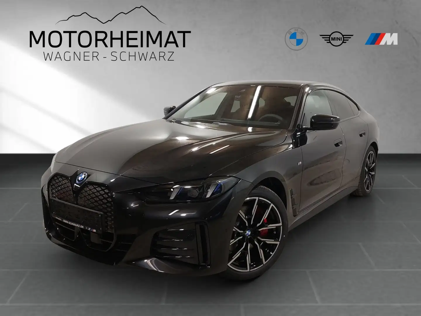 BMW i4 eDrive40 M Sport Pro ACC AHK 360°Kam HUD Schwarz - 1