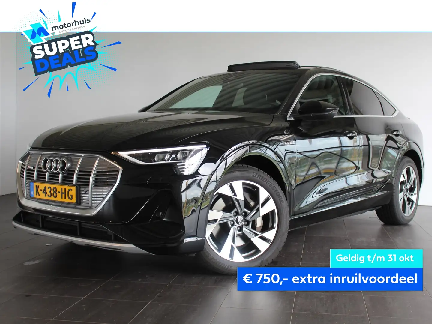 Audi e-tron Sportback 55 quattro 408pk S-edition | Leder | Pan Noir - 1