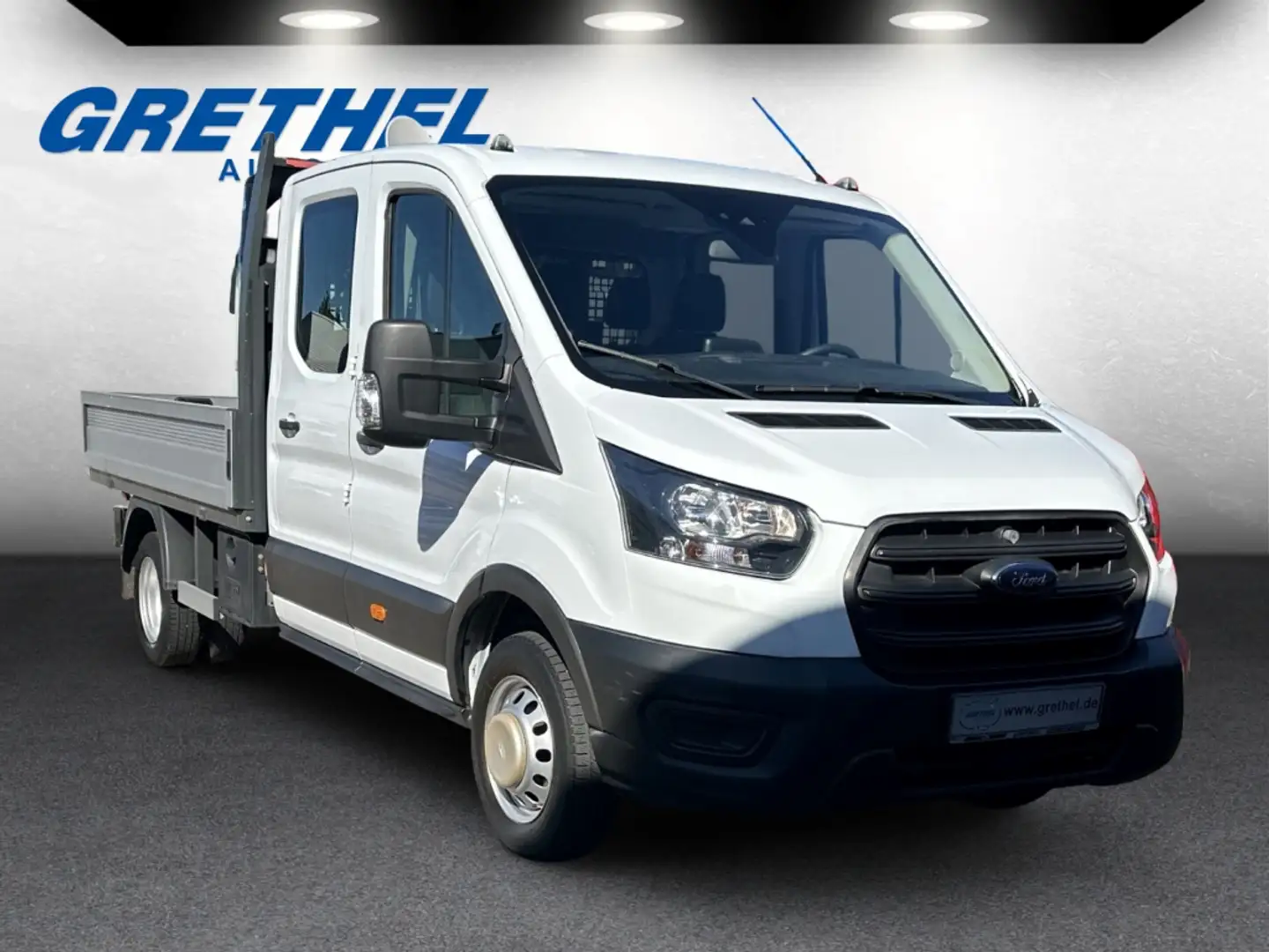 Ford Transit Pritsche 470 L3 DoKa 7-Sitzer Basis 2.0 TD Blanc - 1
