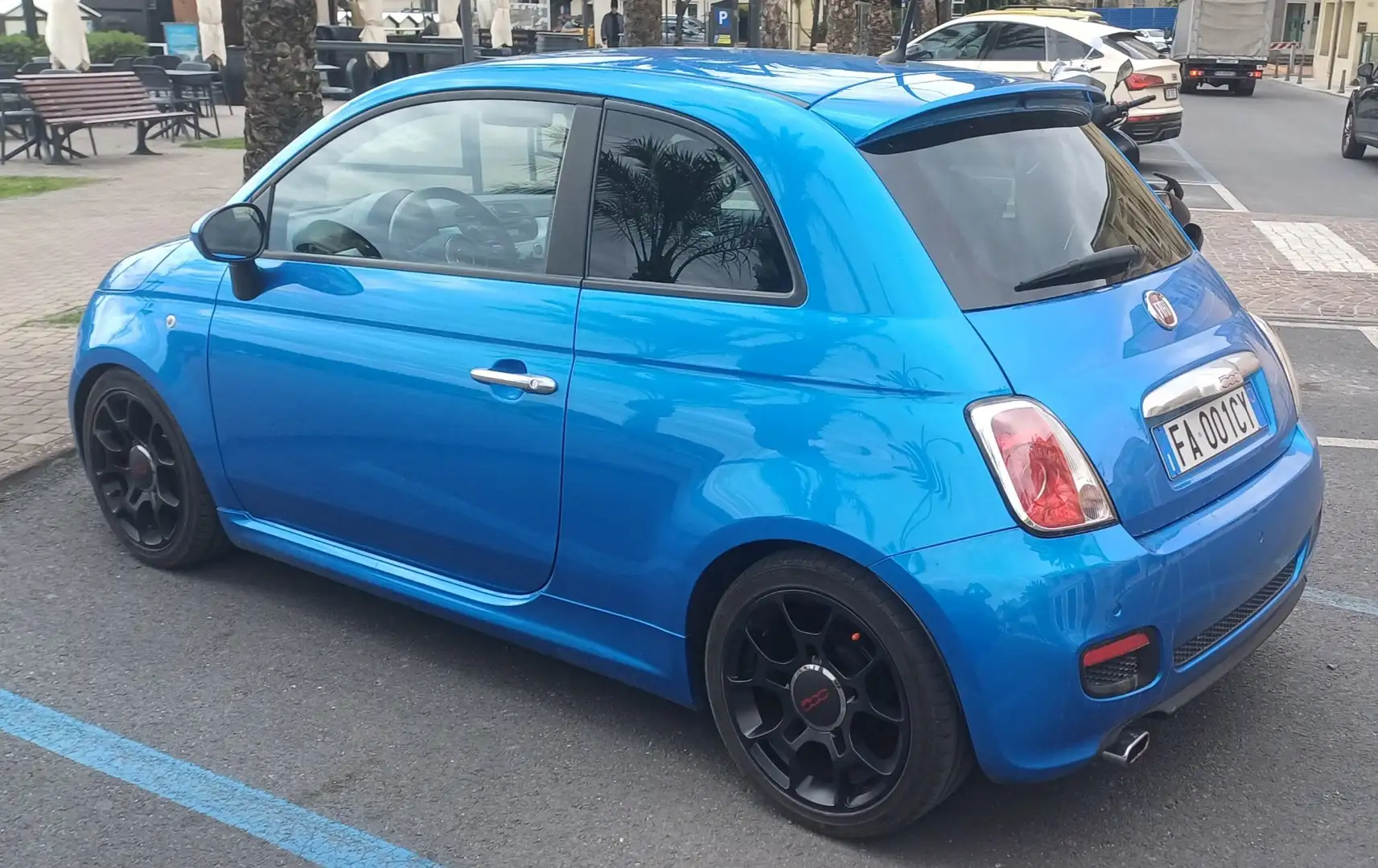 Fiat 500 500 SPORT 1.2 benzina 69cv Assetto come Abarth Blu/Azzurro - 1