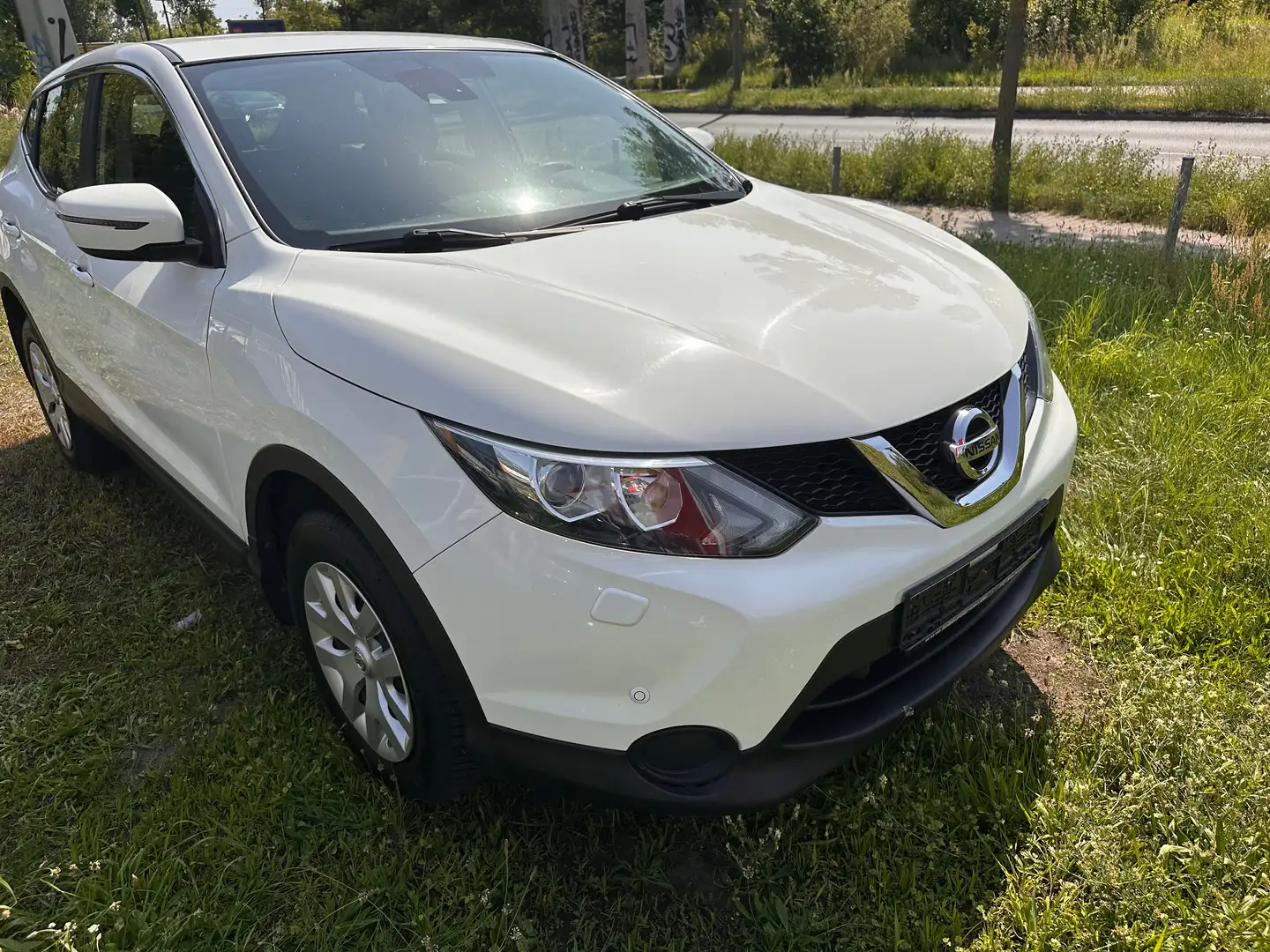 Nissan Qashqai Visia+aus 1.Hand+Kette neu! Weiß - 1