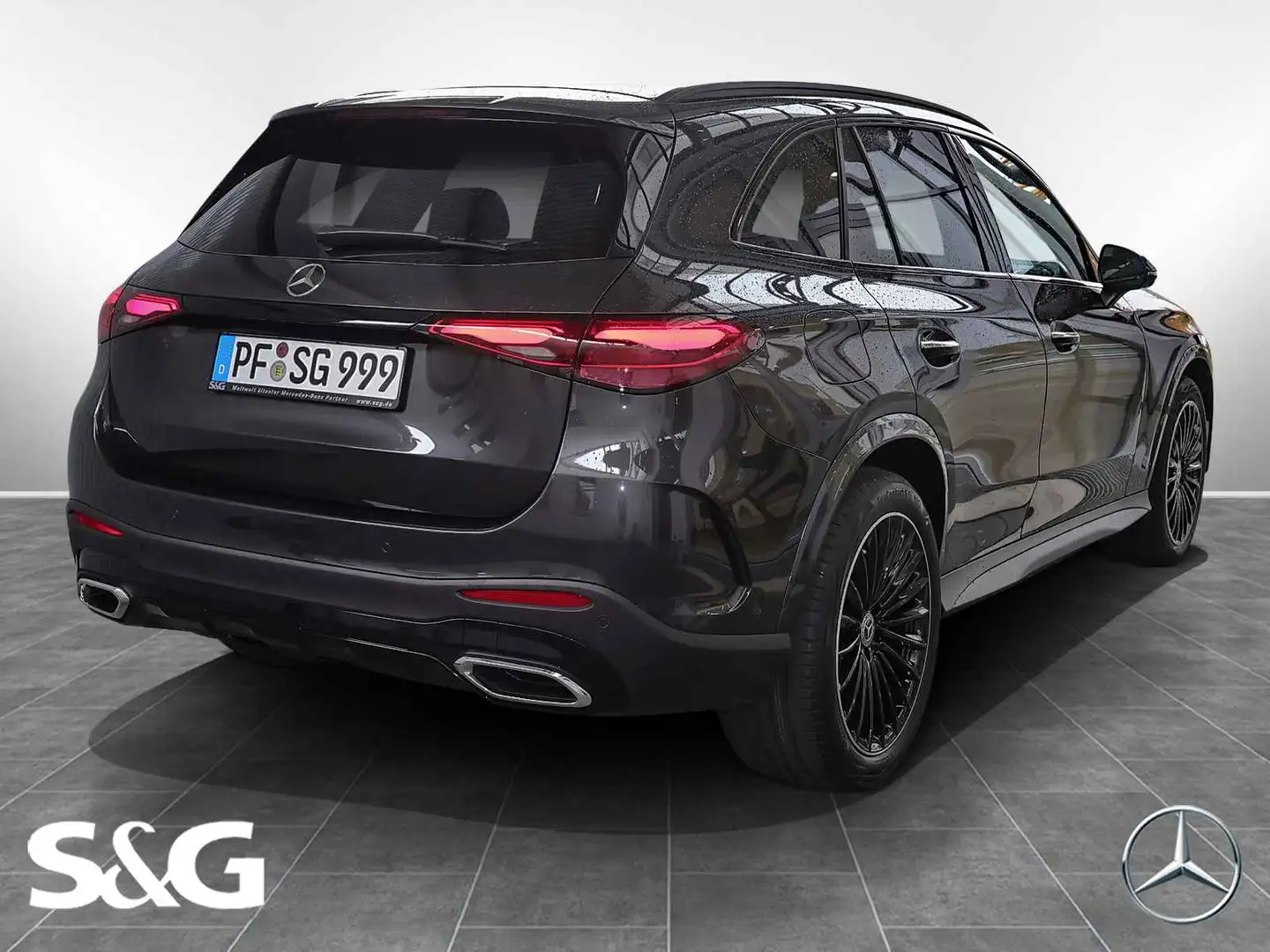 Mercedes-Benz GLC 450 d 4M AMG 360°+DIG-LED+Pano+AHK+Distronic Gris - 2