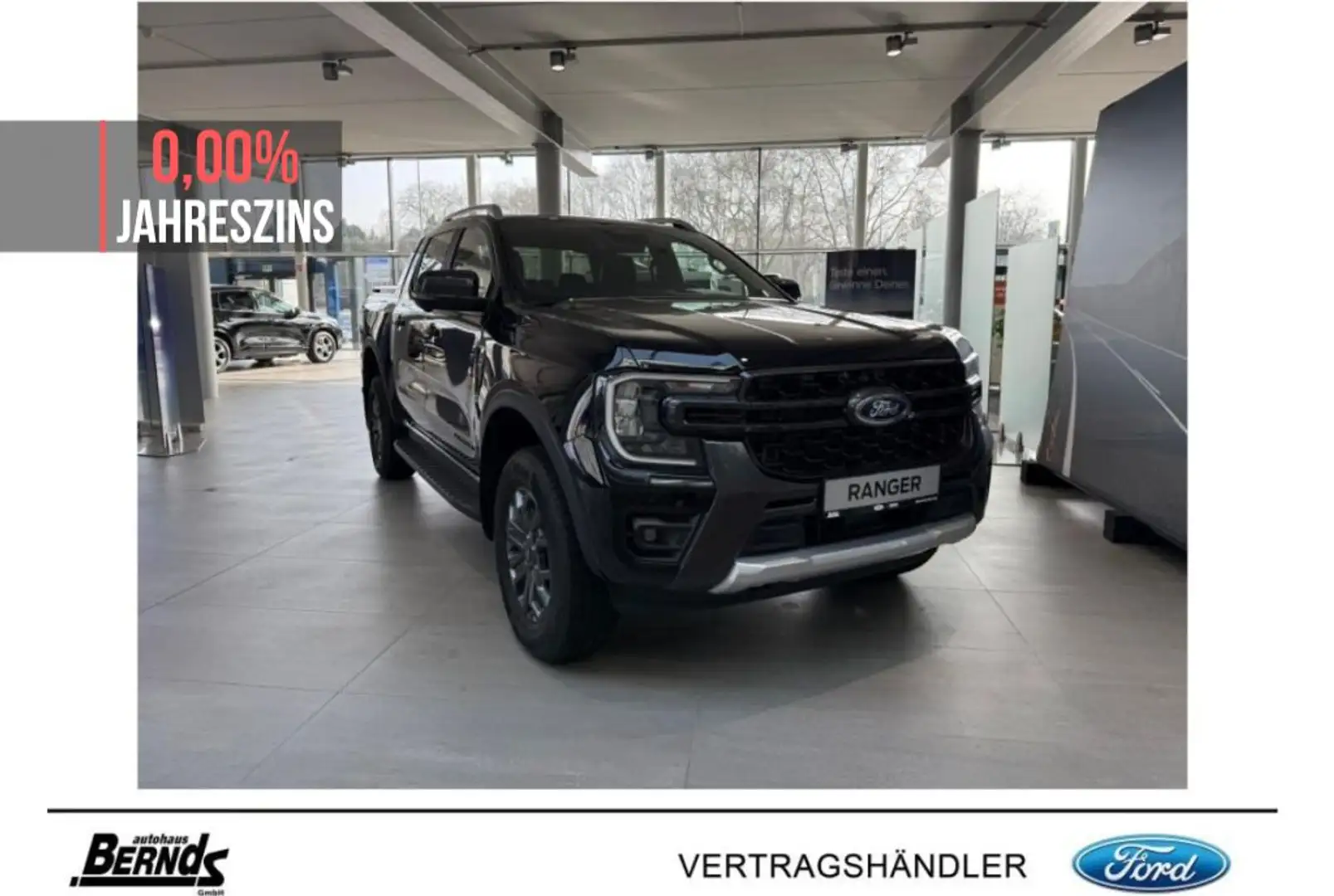 Ford Ranger 2,0 l EcoBlue Doppelkabine Autm. Wildtrak Schwarz - 1