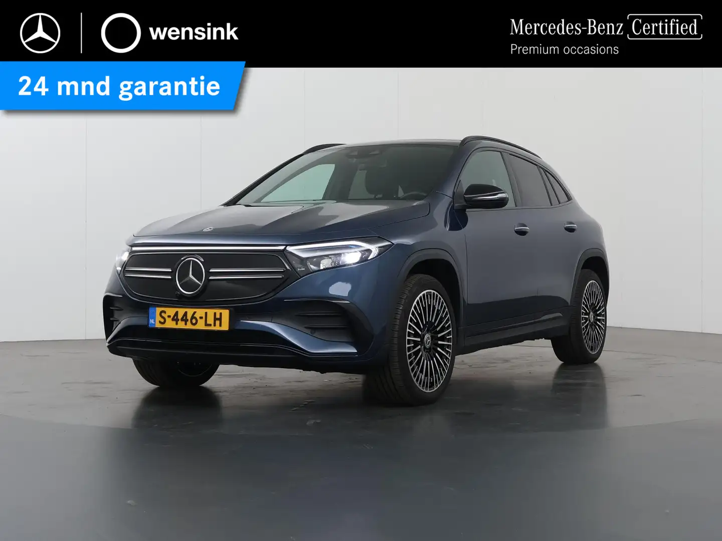 Mercedes-Benz EQA 250 AMG Line 67 kWh | Panoramadak | Night | Trekhaak | Blauw - 1