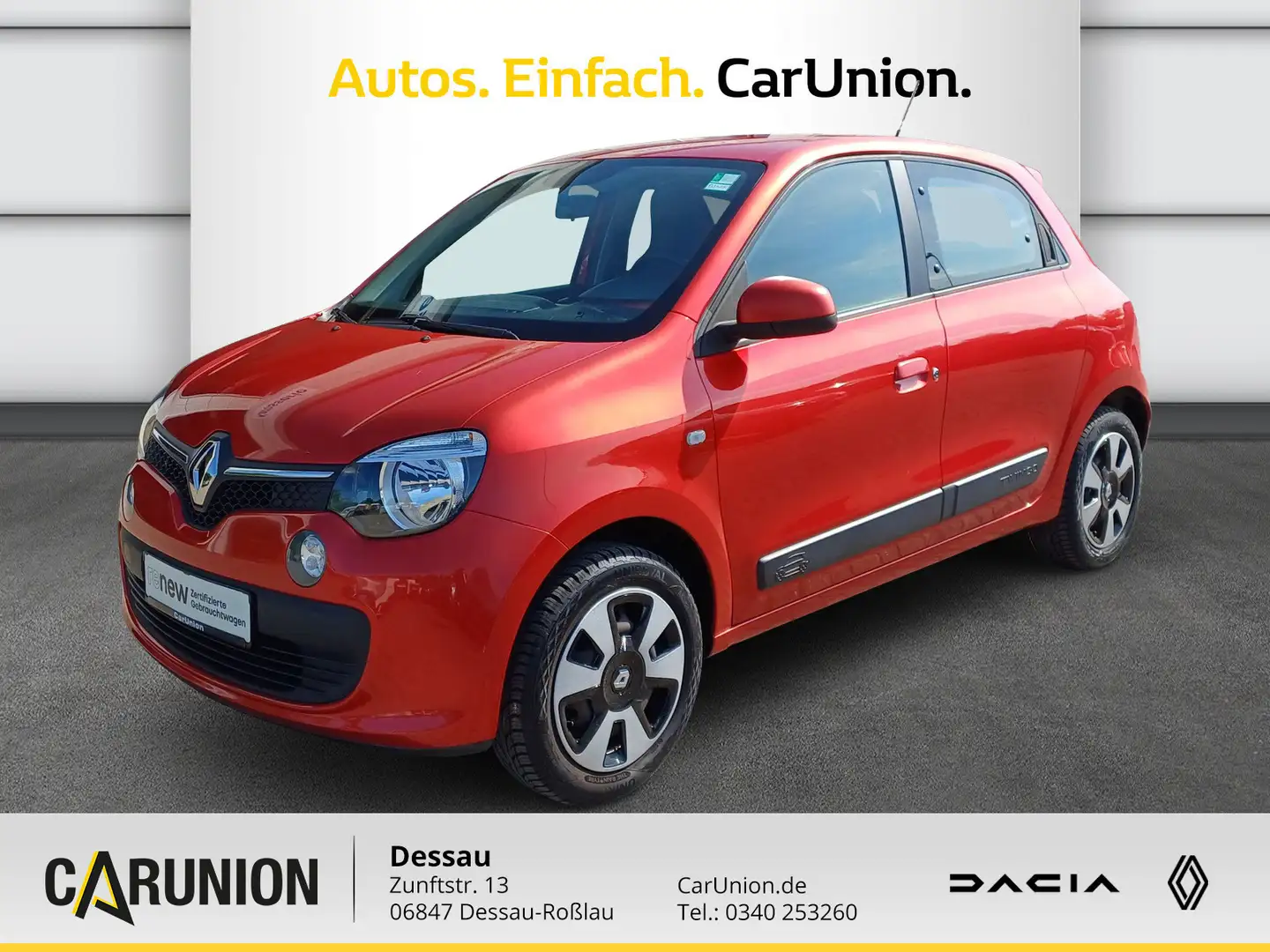 Renault Twingo Experience SCe 70 KLIMA/ALLWETTER Rot - 1