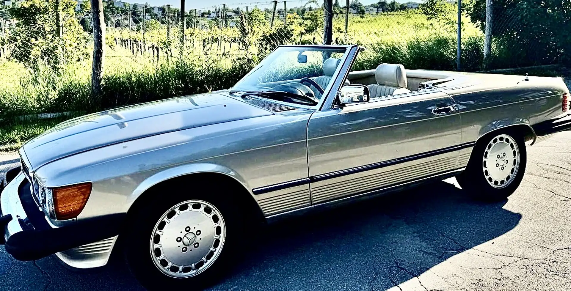 Mercedes-Benz SL 560 Bobby Ewing Argintiu - 1