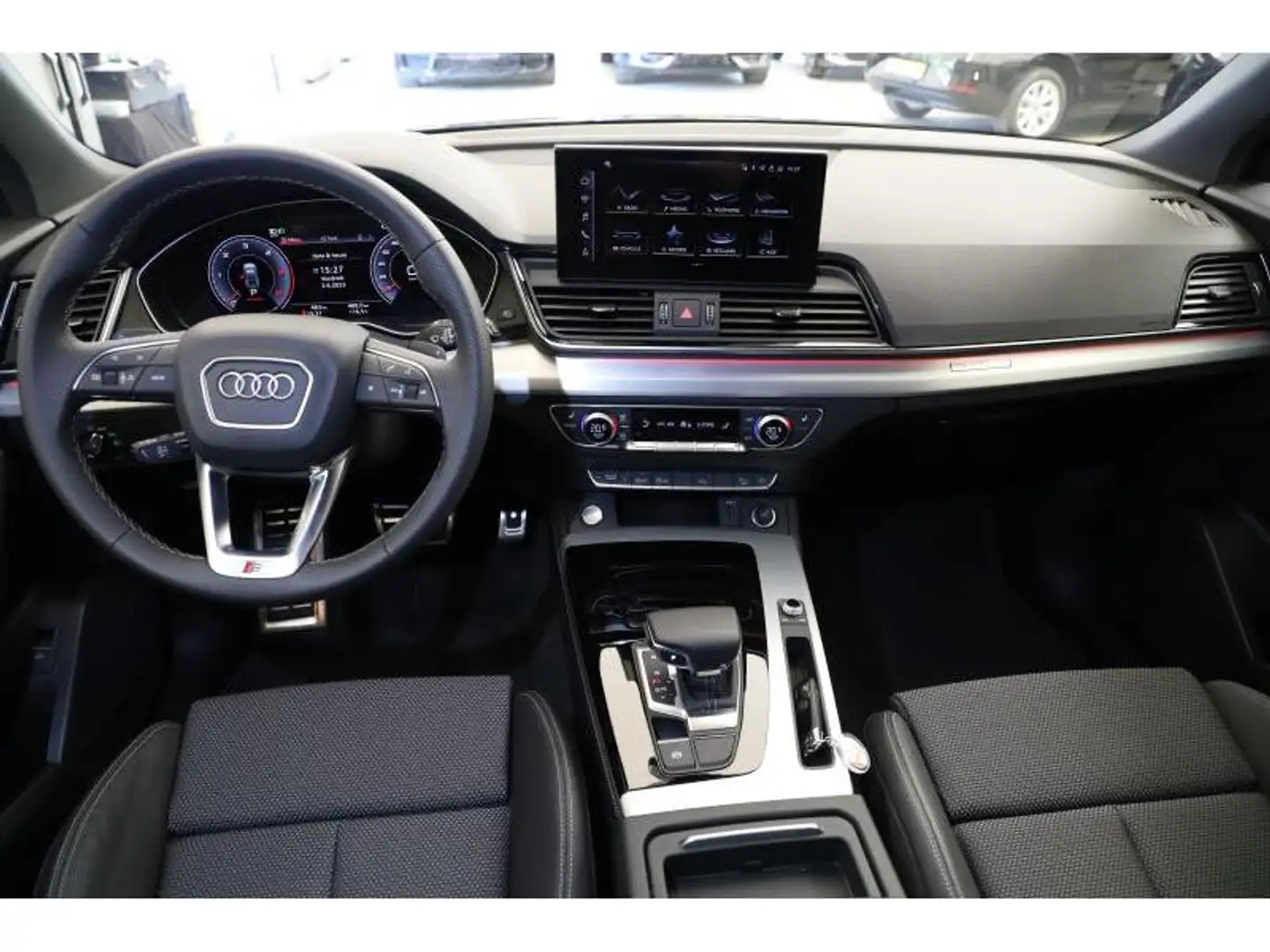 Audi Q5 Sportback S line Gris - 2