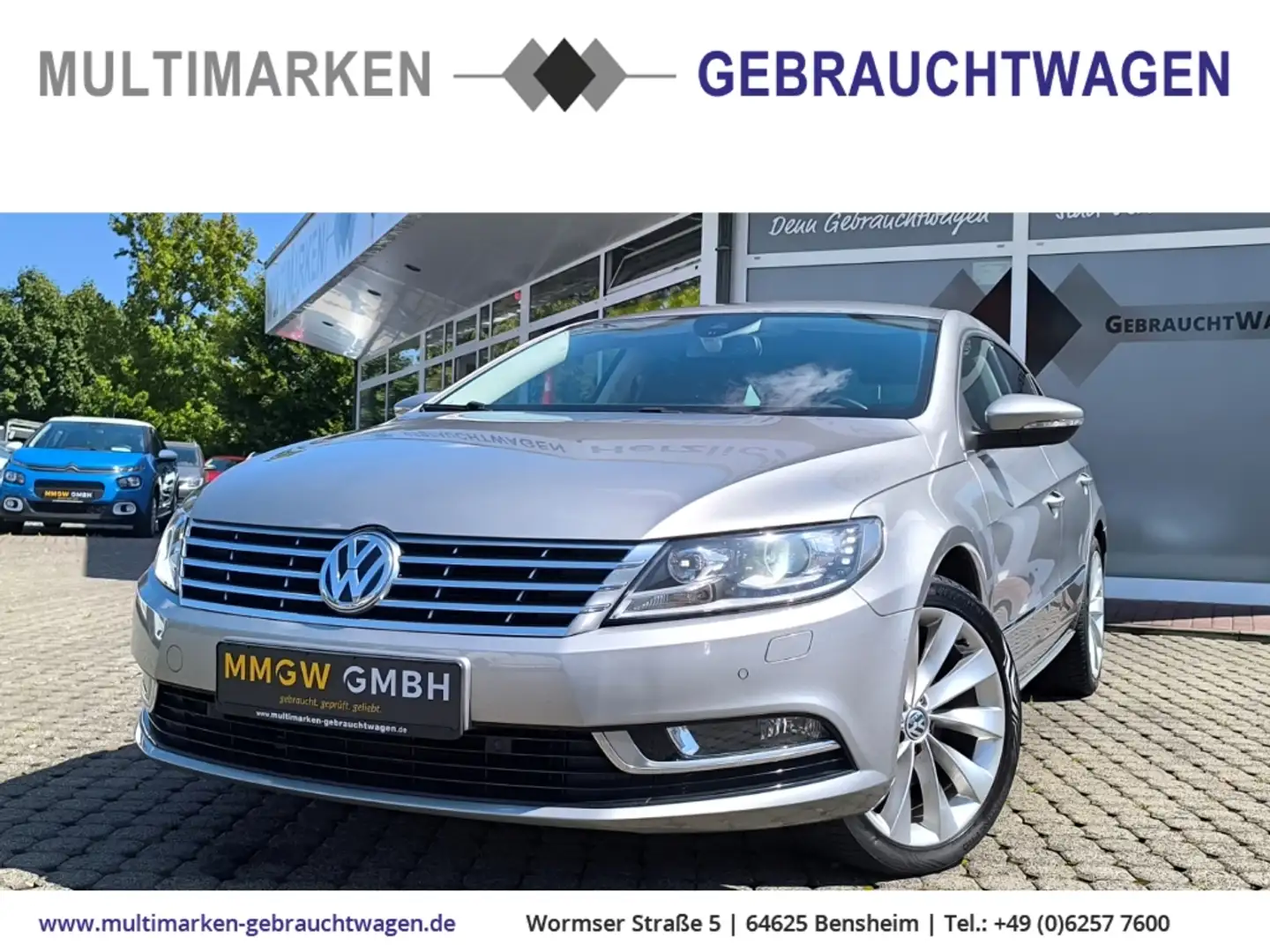 Volkswagen Passat CC BMT 2.0 TDI Navi/Kamera/Massage/Klimasitze Silber - 1