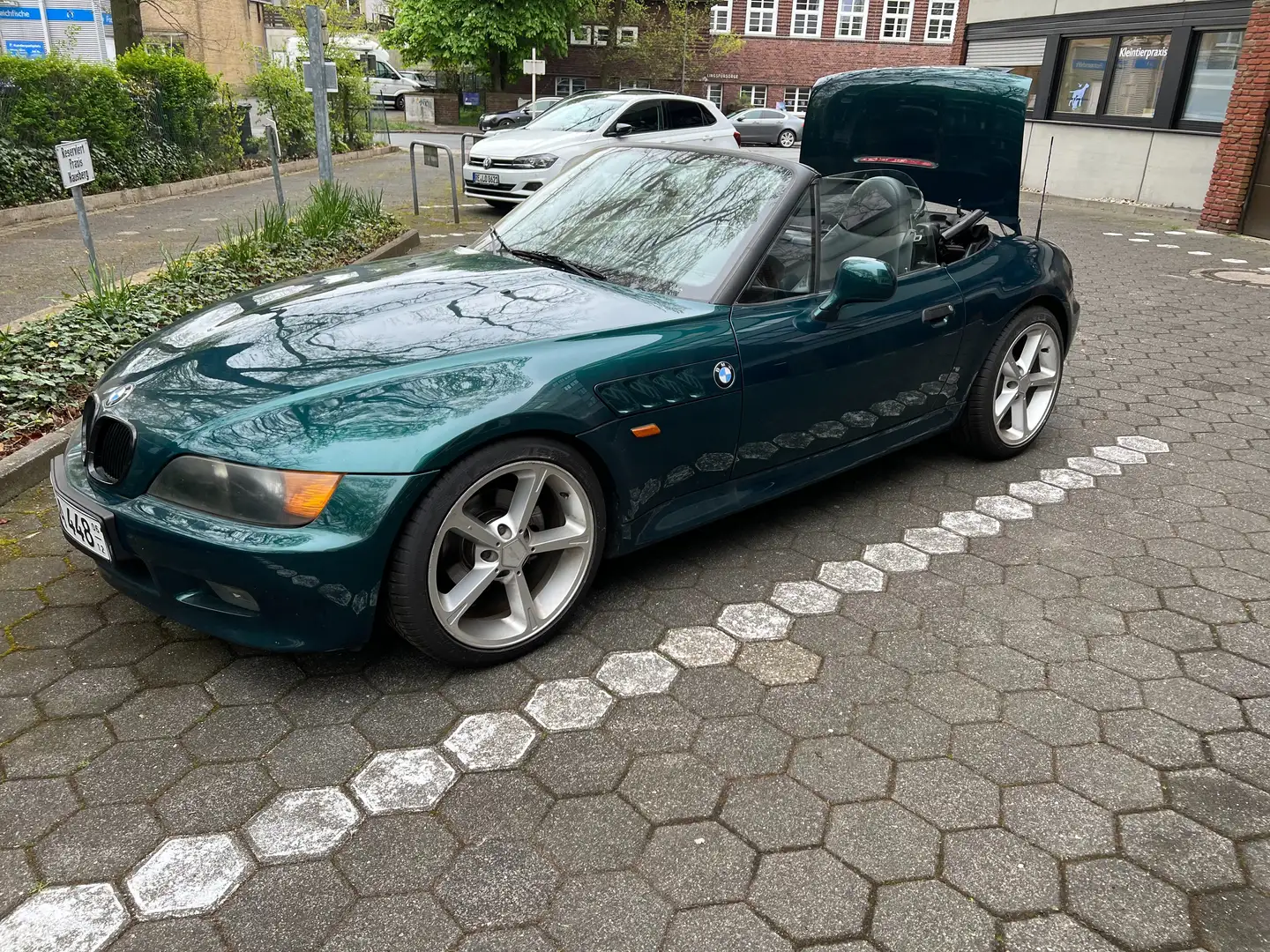 BMW Z3 roadster 1.9 Зелений - 1