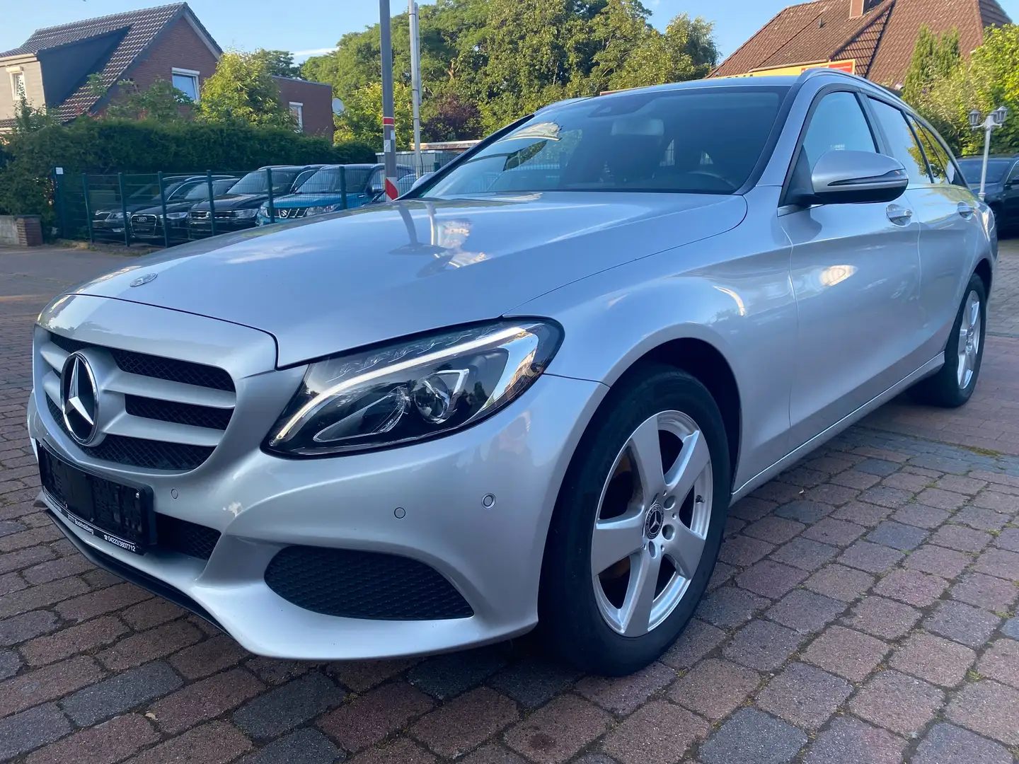 Mercedes-Benz C 200 T BlueTec / d NAV+AHK+SHZ+PDC-TÜV NEU Gris - 1