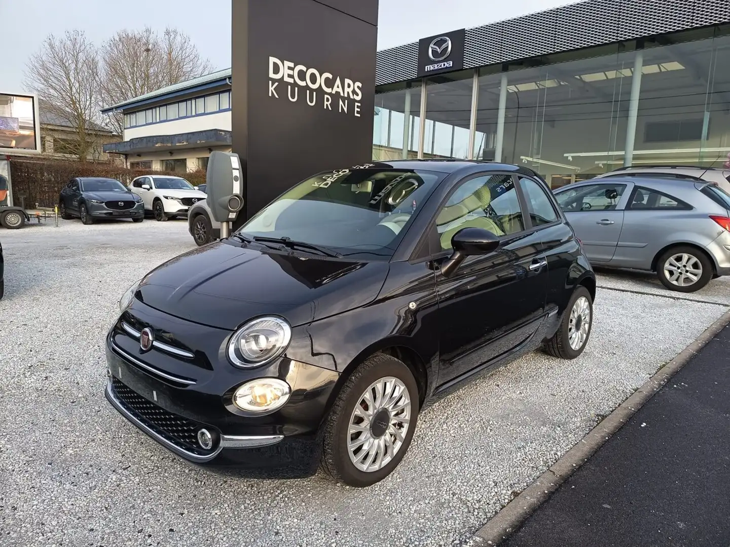 Fiat 500 1.2 AUTOMAAT / Sensoren / Carplay / ... Noir - 1