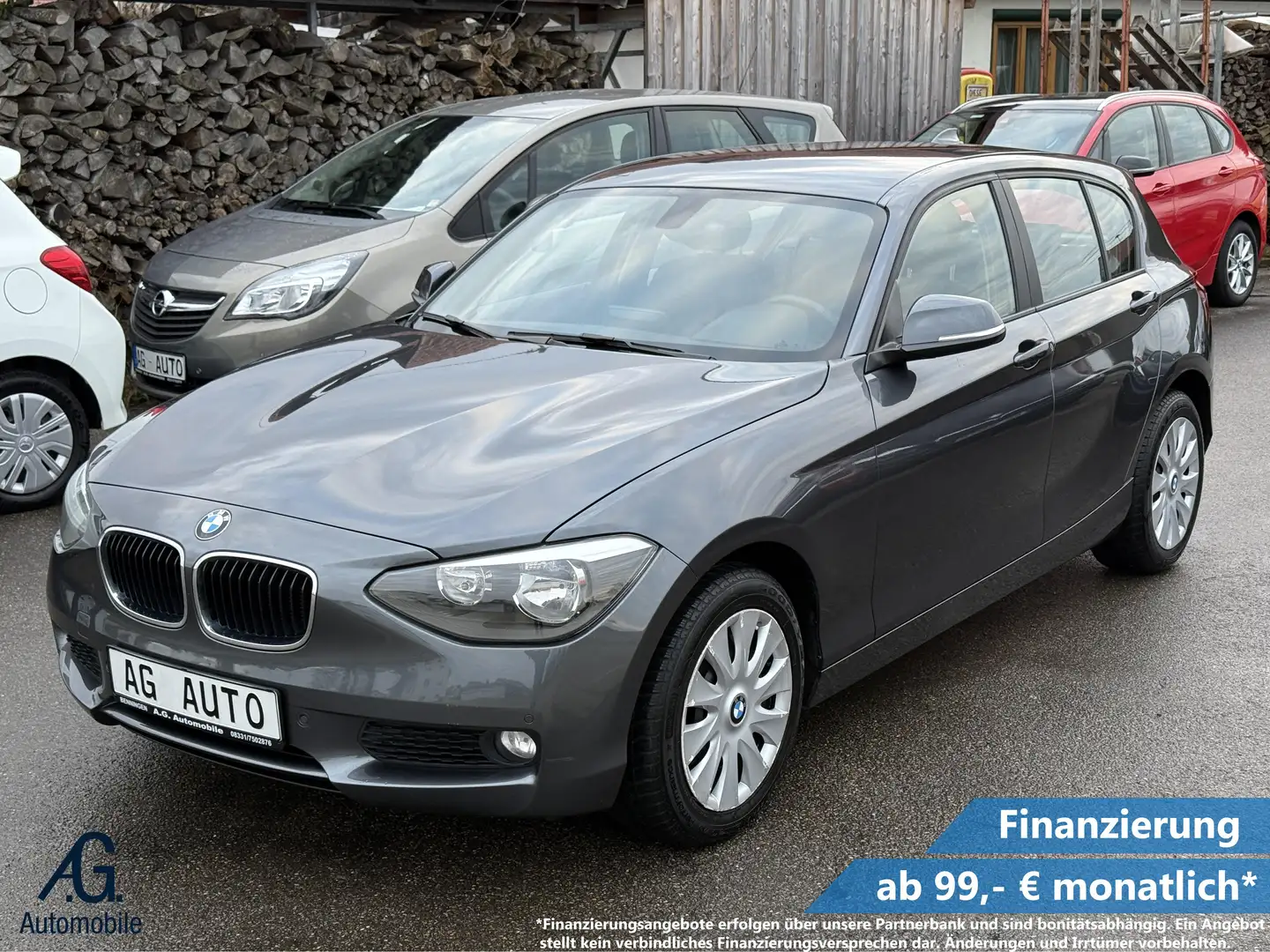 BMW 118 DIESEL +Garantie Navi Einparkhilfe Service NEU Grau - 1