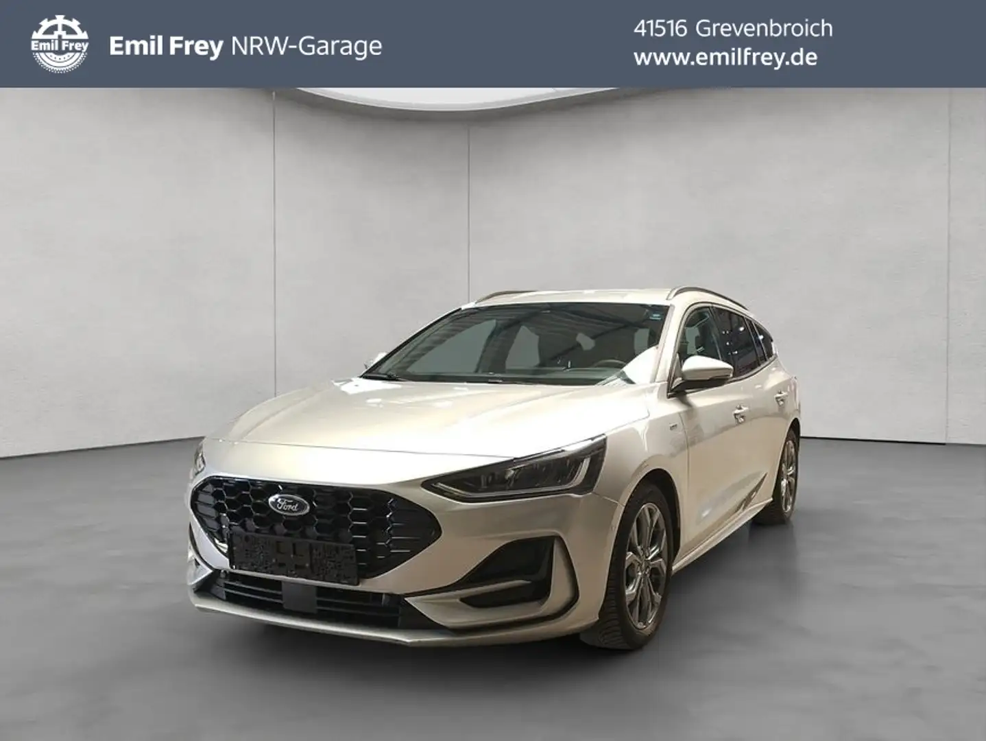 Ford Focus Turnier 1.0 Hybrid ST-LINE X AHK/ACC/Winter- Zilver - 1