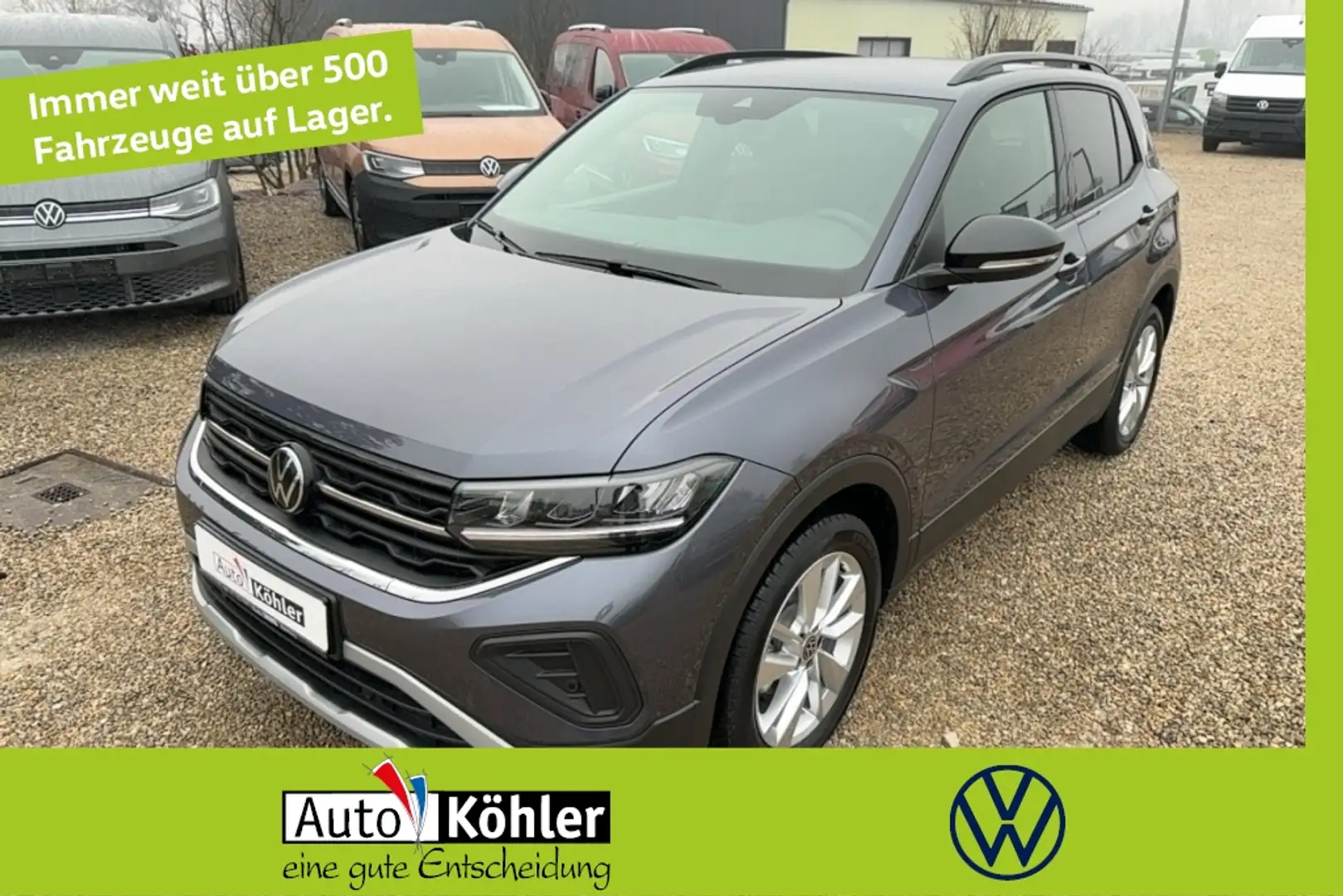 Volkswagen T-Cross Goal TSi DSG FLA ParkAss. AHK SpurH LED Grau - 1