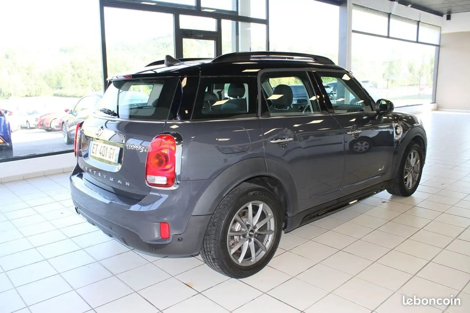 MINI Cooper Countryman F60 ALL4 136ch + 88ch Cooper SE Business 1er Main Toit ouvrant Gris - 2