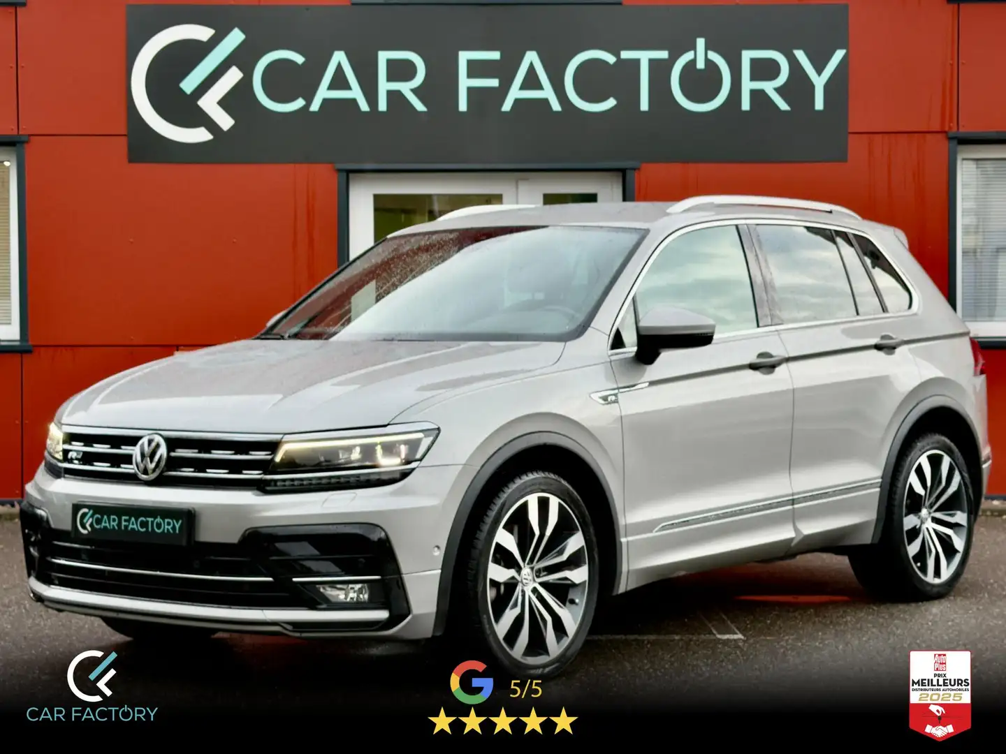 Volkswagen Tiguan Tiguan 2.0 Bi-TDI 240 DSG Carat Exclusive 4Motion R-Line Attelage Suzuka Caméra ACC DCC Gris - 1
