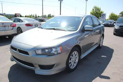 Silver 2012 Mitsubishi Lancer Sedan Manual