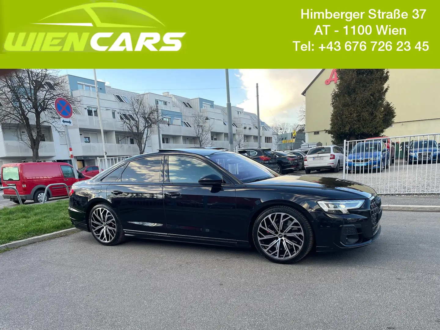 Audi S8 V8 TFSI quattro*MATRIX*PANO*HUD*TV*B&O*STDHZ* Czarny - 1