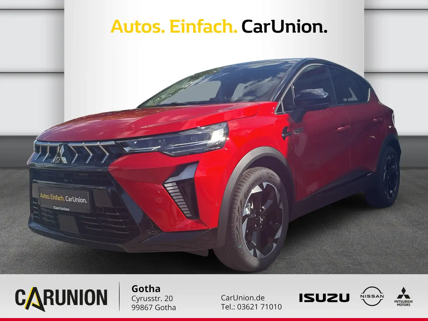 Mitsubishi ASX Hybrid TOP 1,6 l AT LED/DACH/LEDER Rot - 1