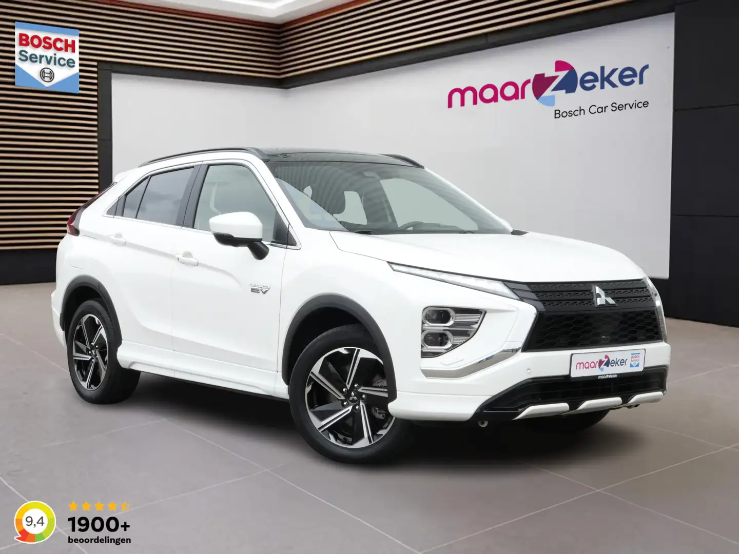 Mitsubishi Eclipse Cross 2.4 PHEV Instyle ✅Panodak✅Trekhaak✅Dodehoek✅Stoelv Blanc - 1